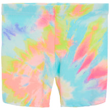 Bike Short- Neon Tie Dye Rib