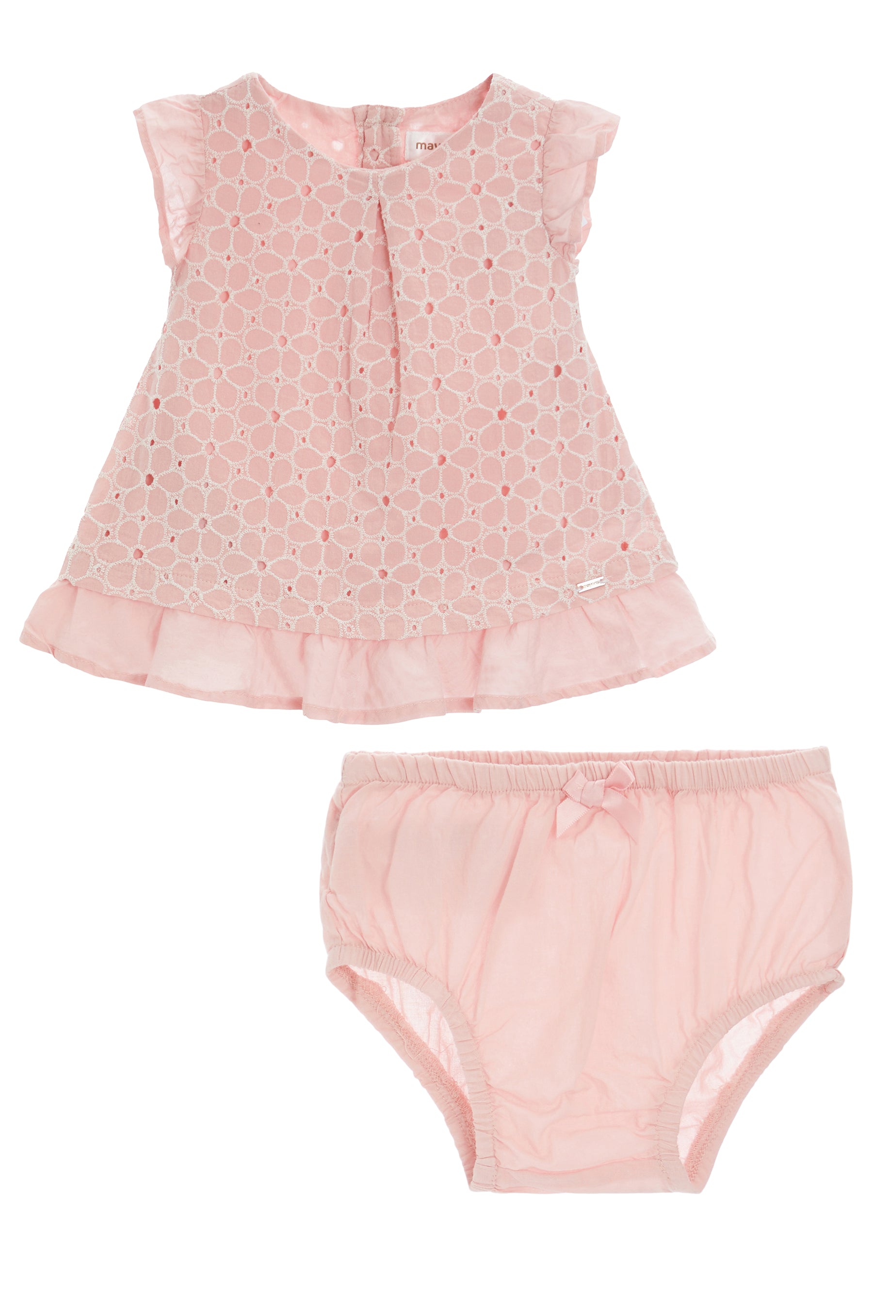 Eyelet Dress with Diaper Cover