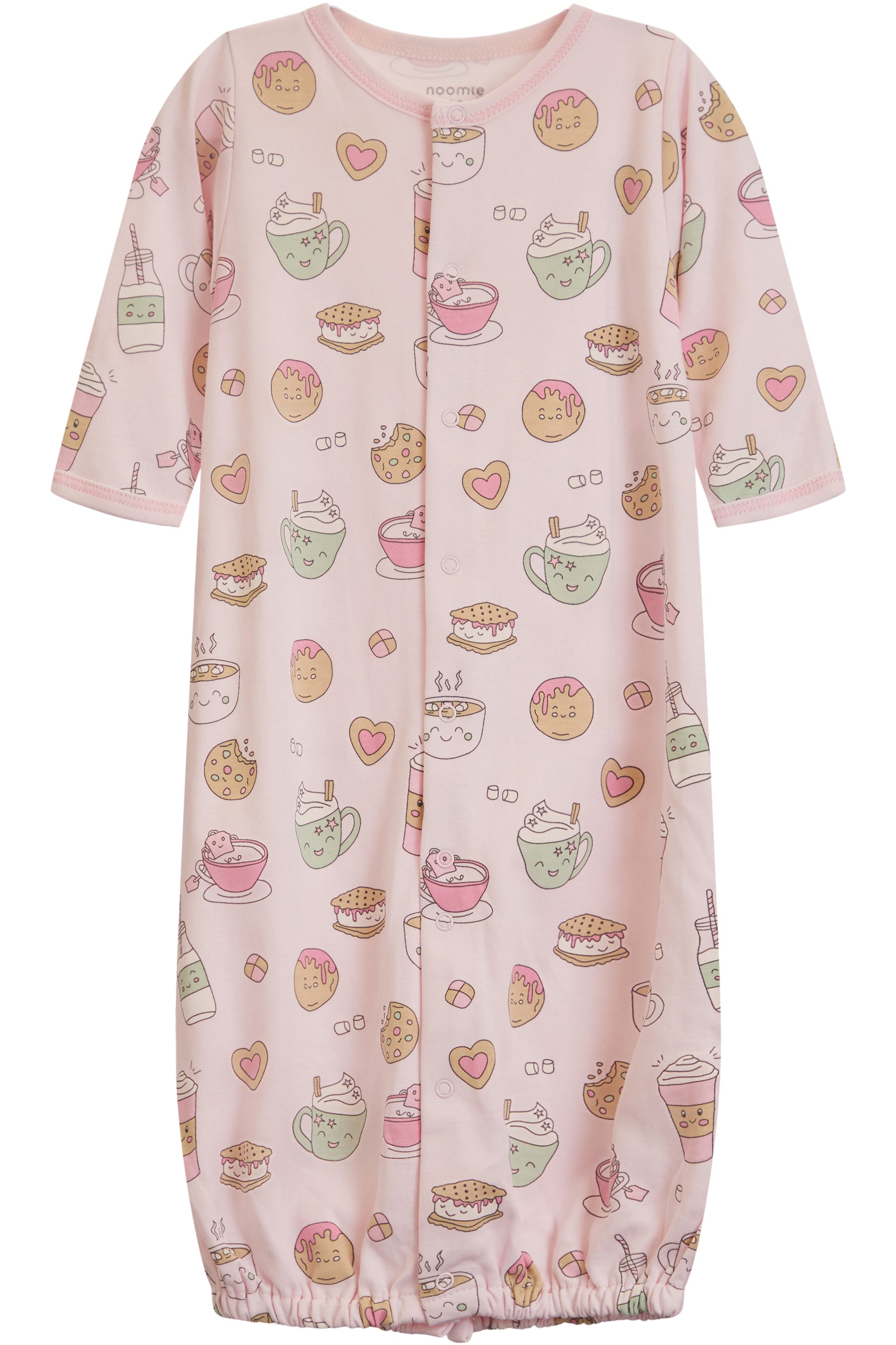 Convertible Gown- Milk & Cookies
