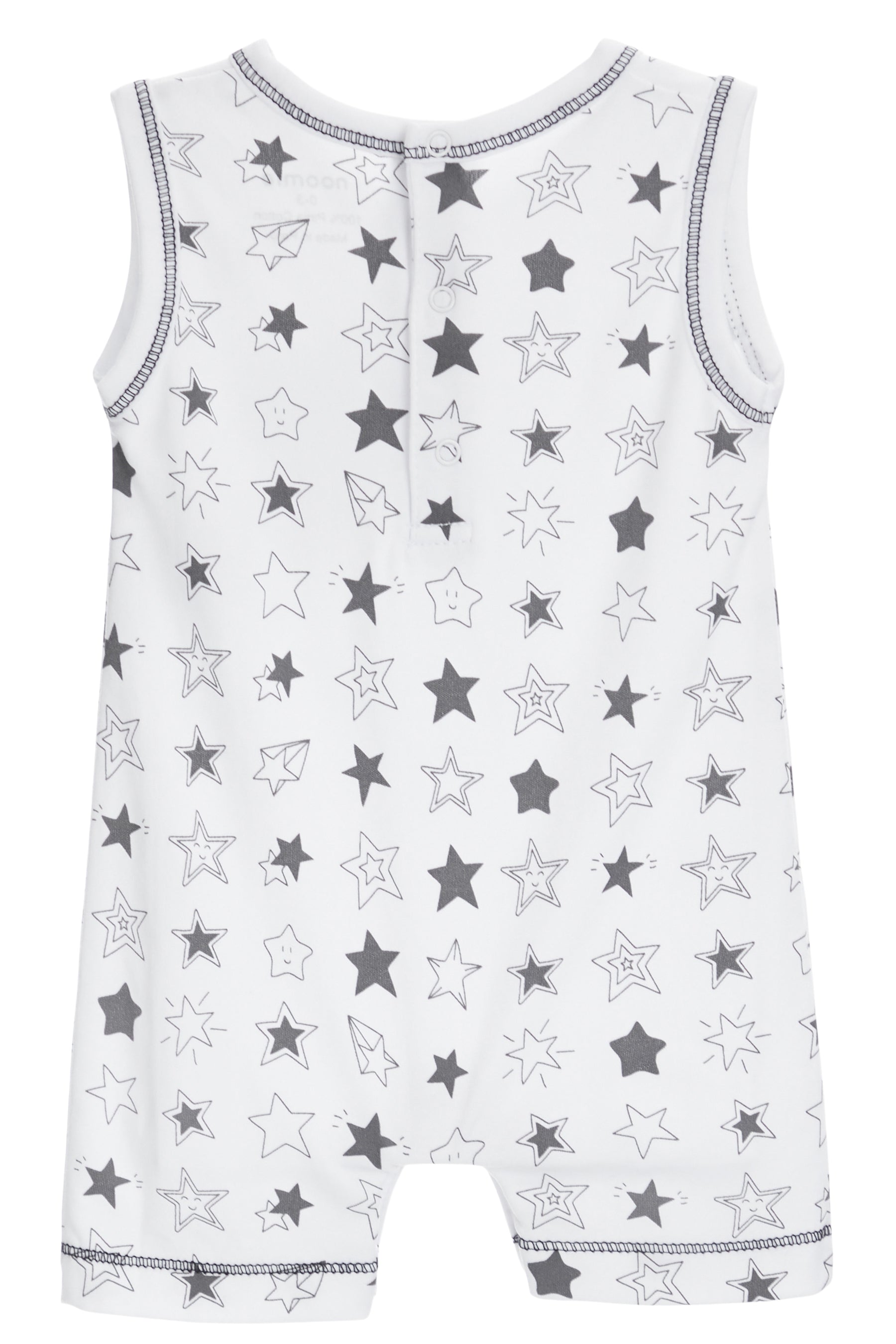 Romper Black Stars