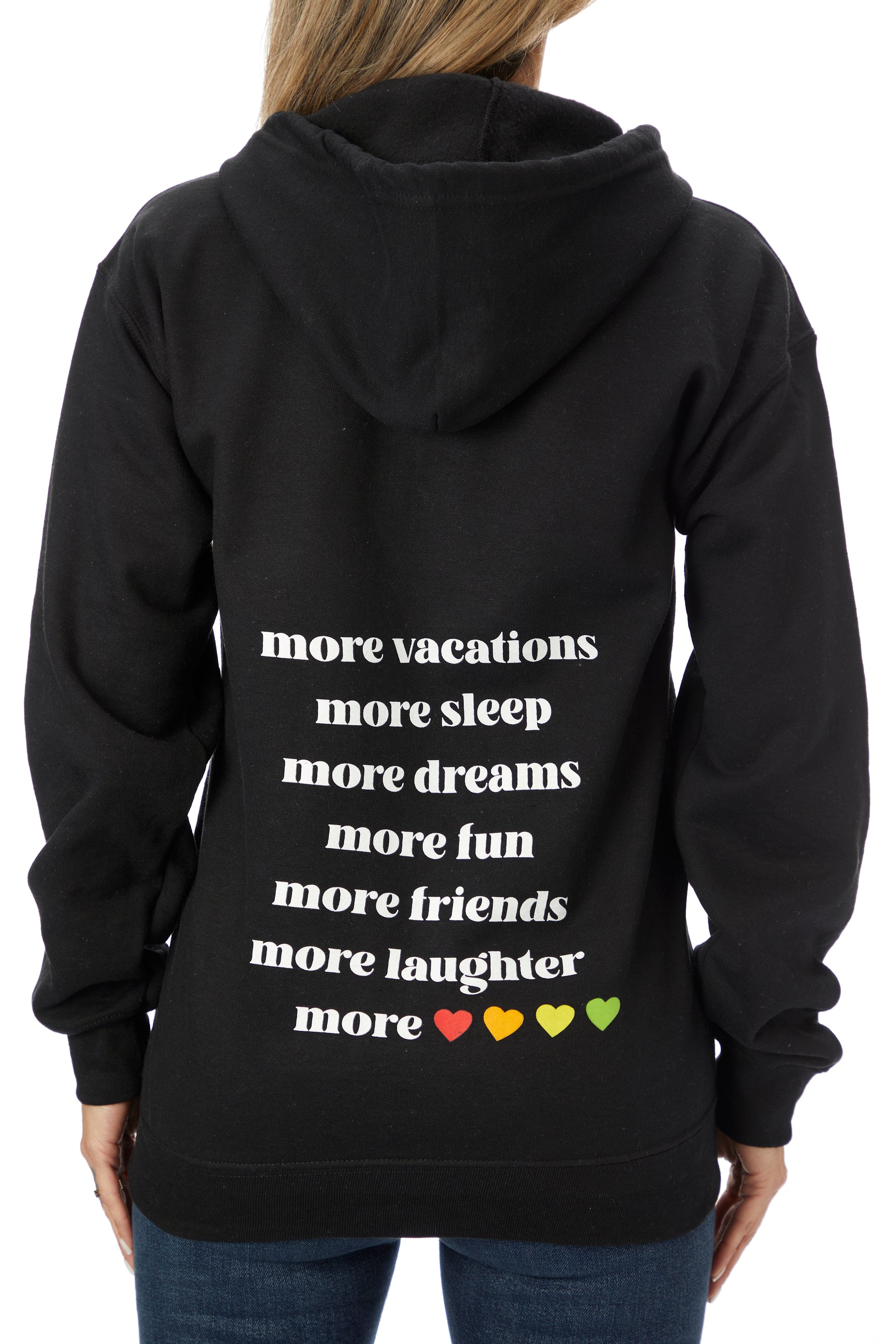 More Love Fleece Hooded Zip Up