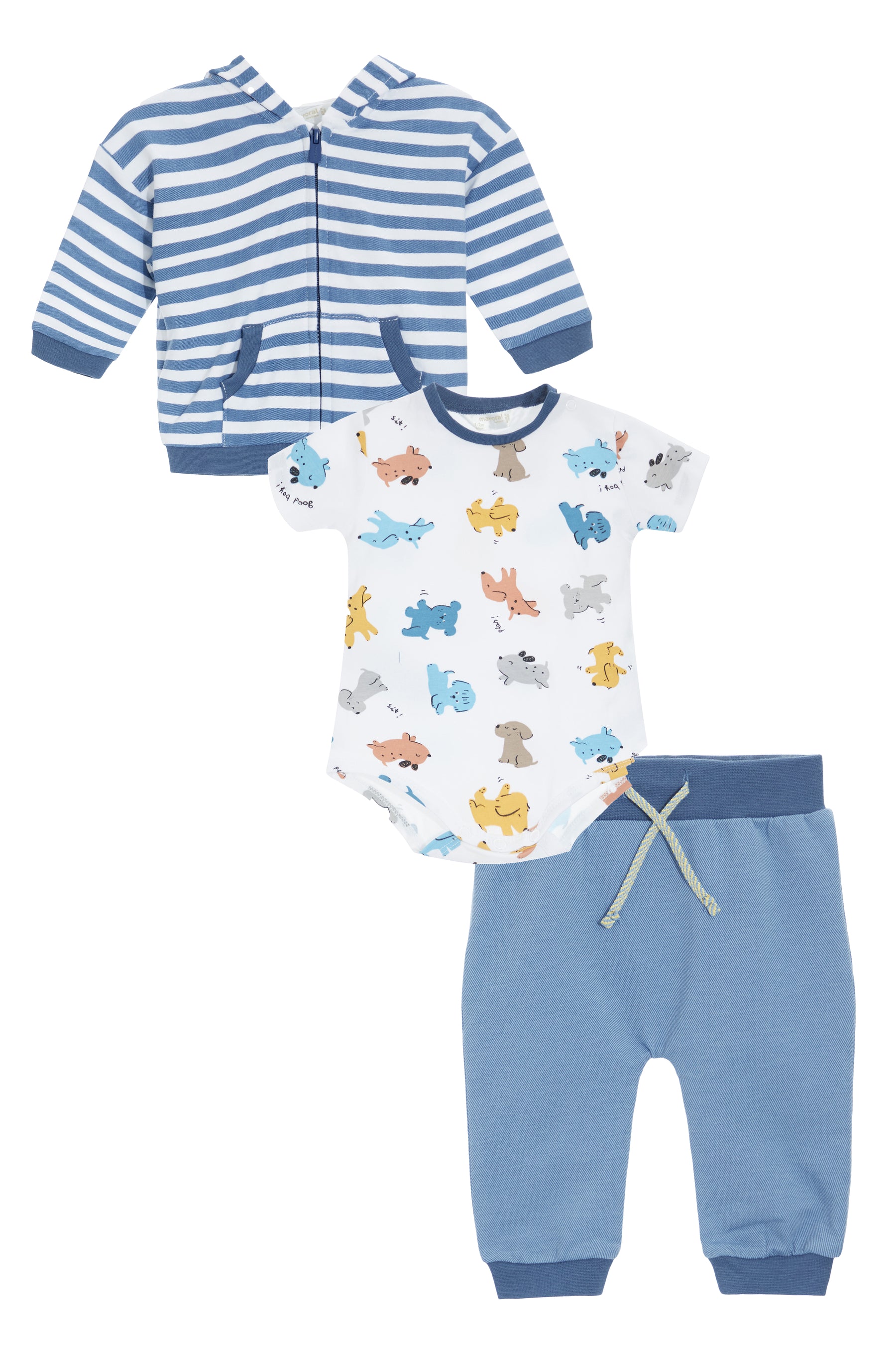 3 Pc Jogger Set- Puppy