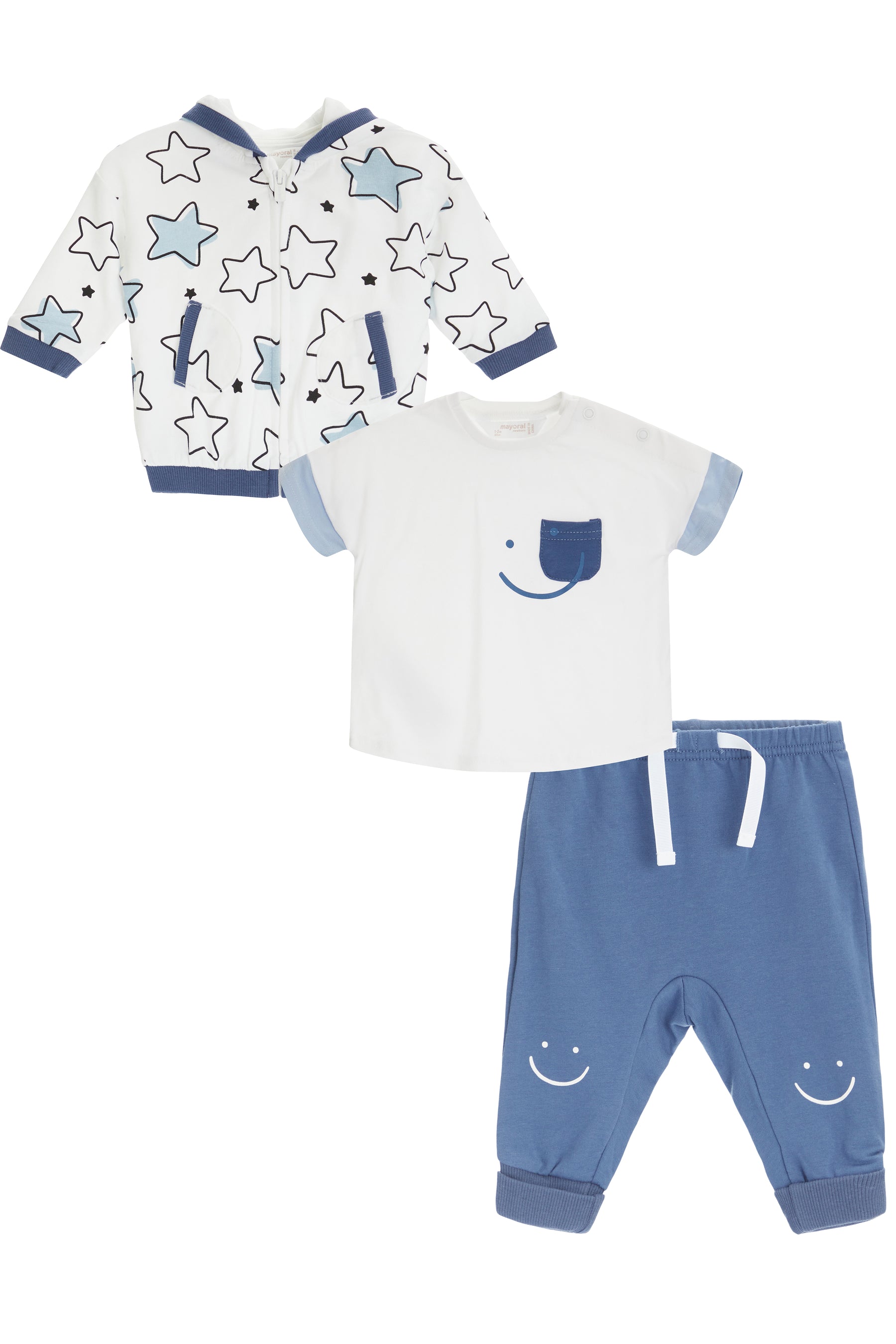 3 Pc Jogger Set- Stars
