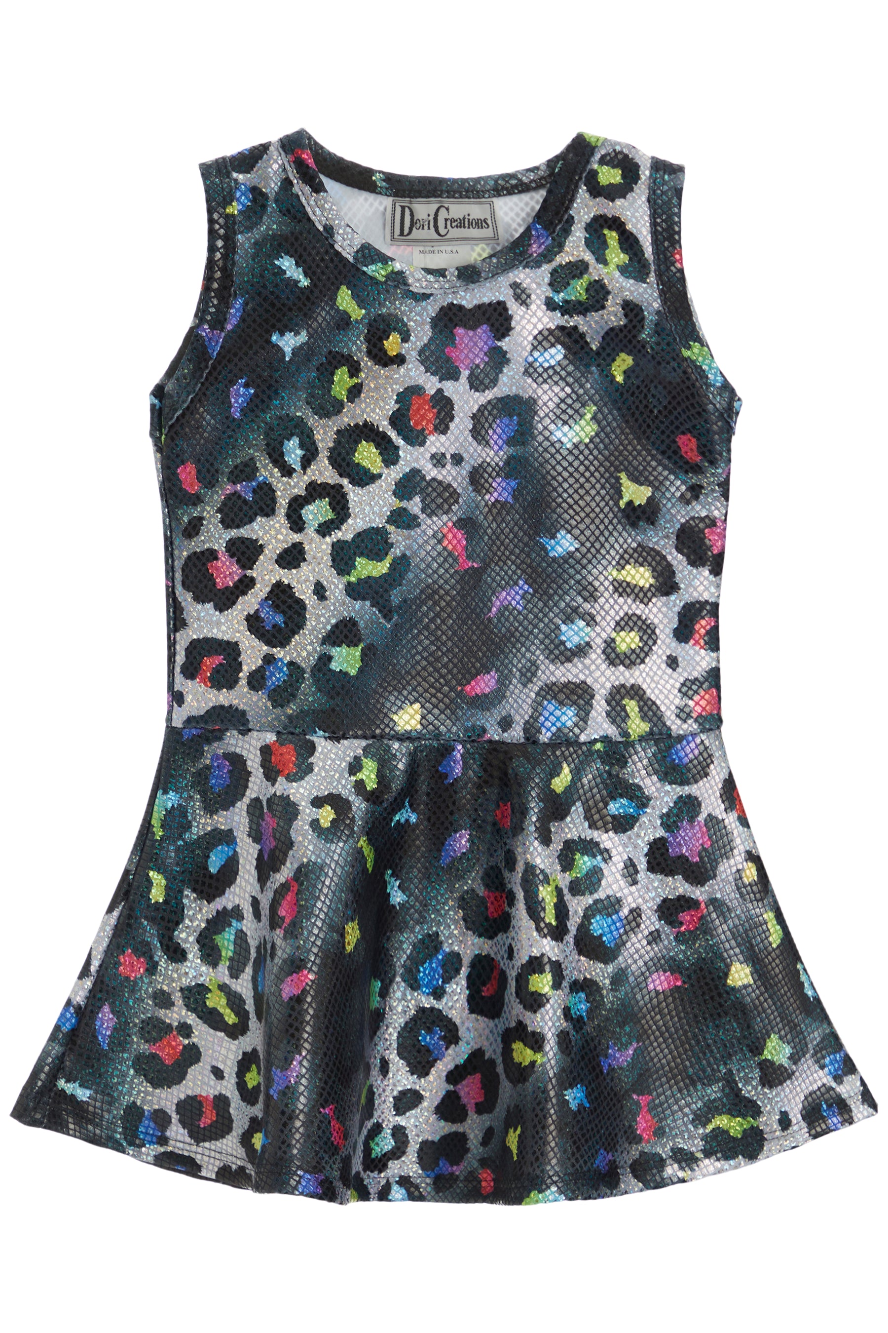 Black Leopard Tank Dress