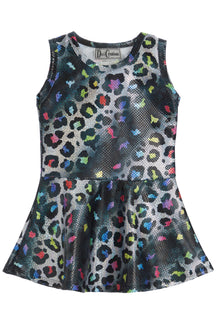 Black Leopard Tank Dress