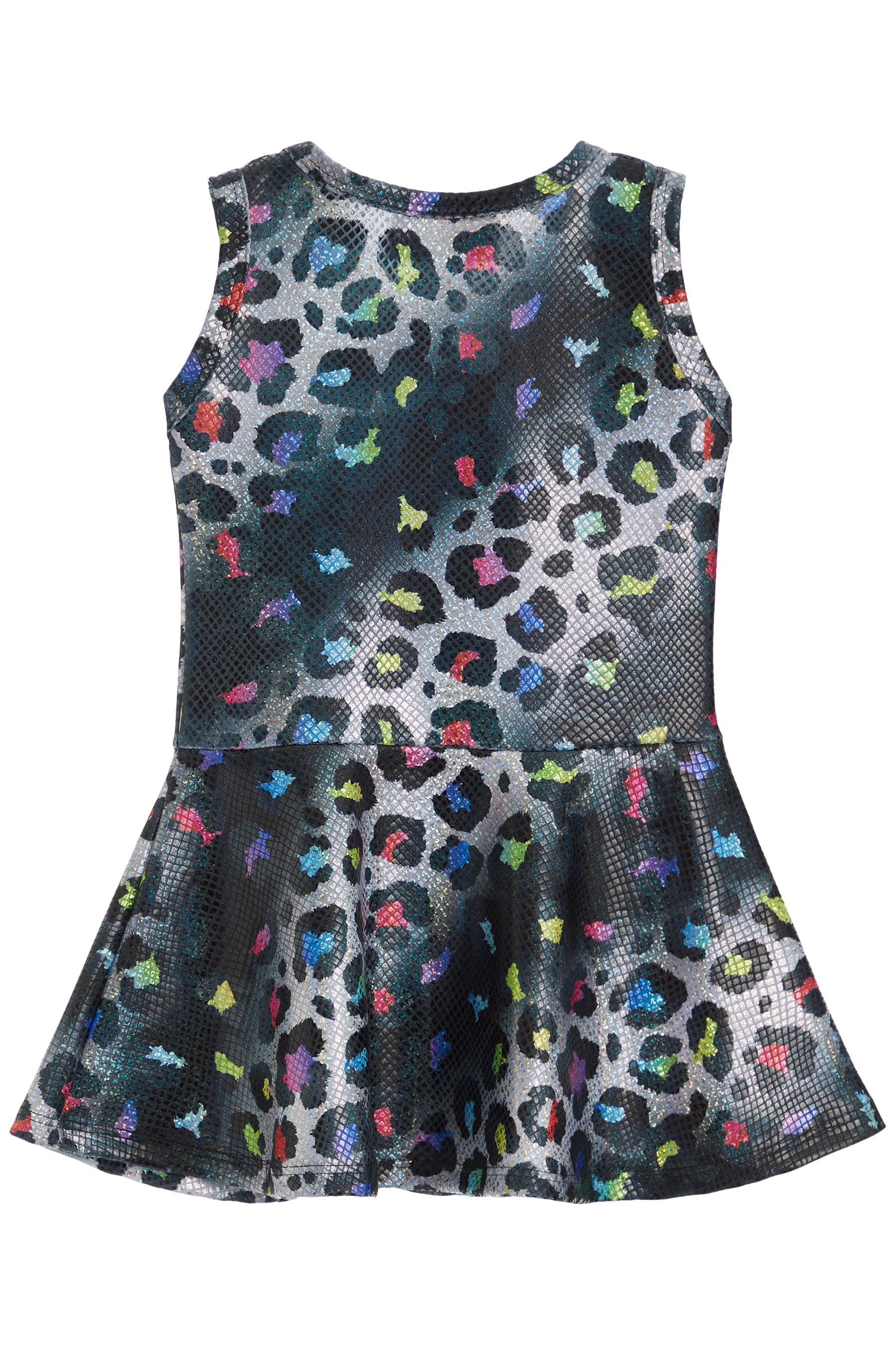 Black Leopard Tank Dress