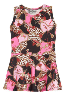 Pink Chain Tank Dress