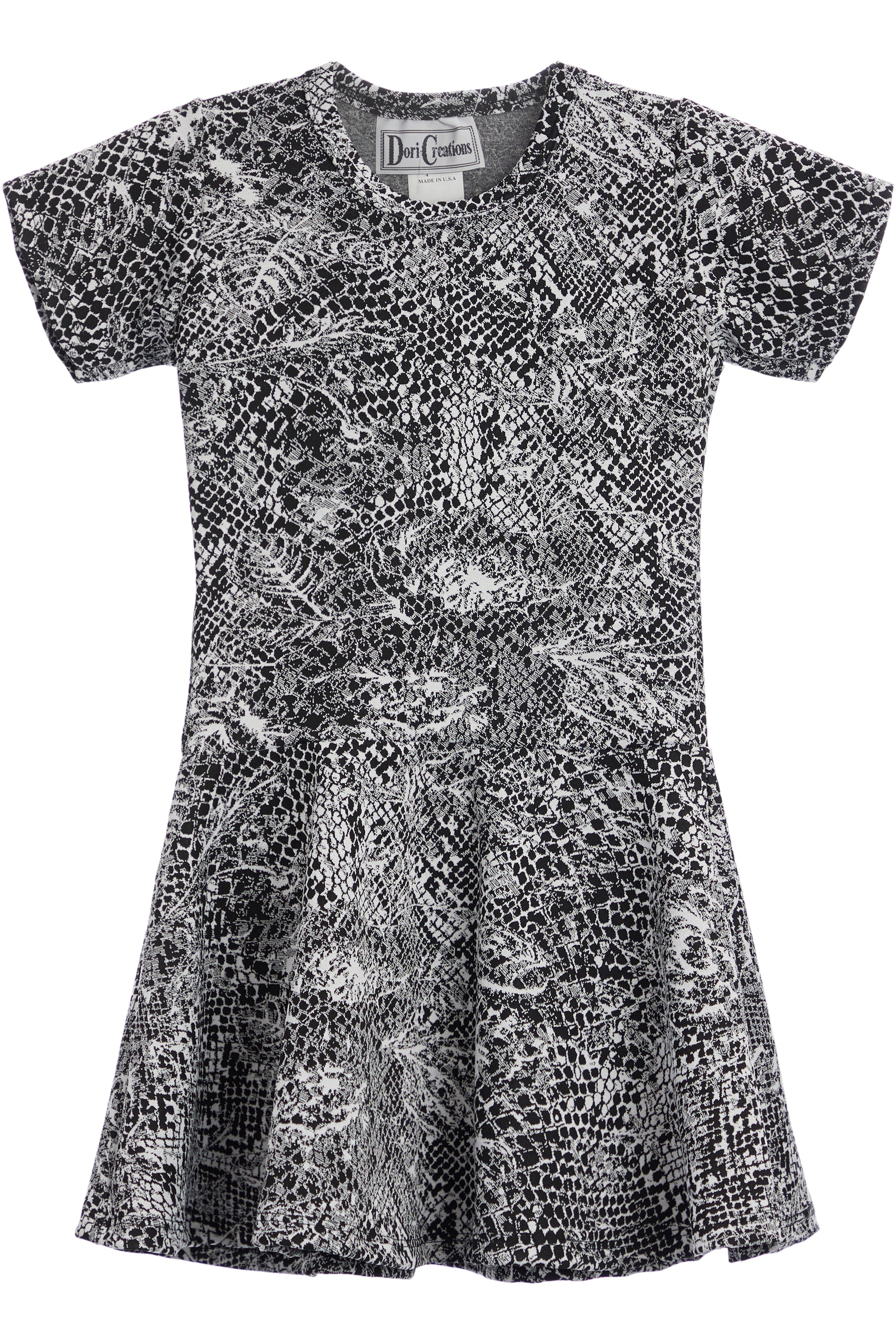 S/S All Over Jacquard Dress