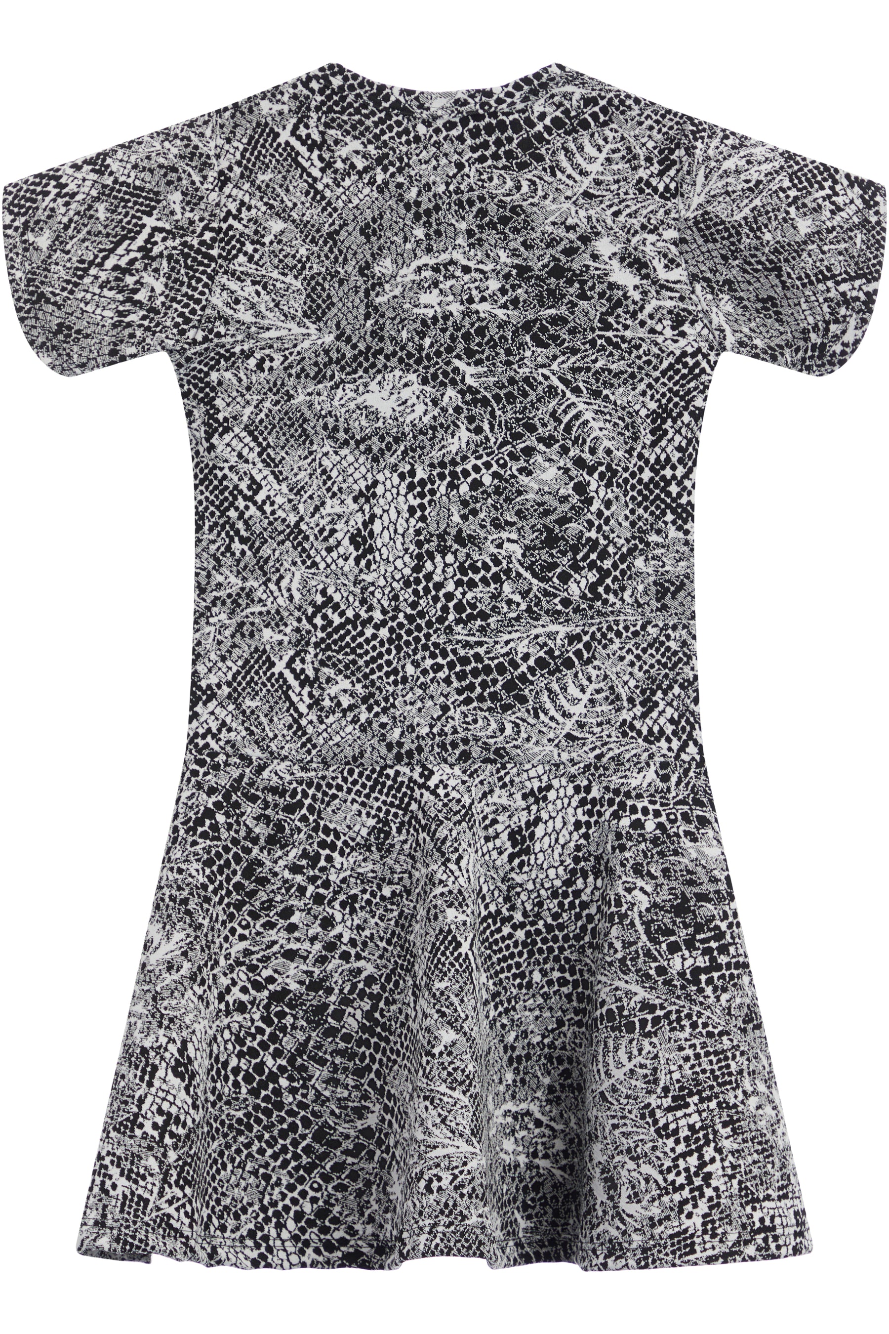 S/S All Over Jacquard Dress