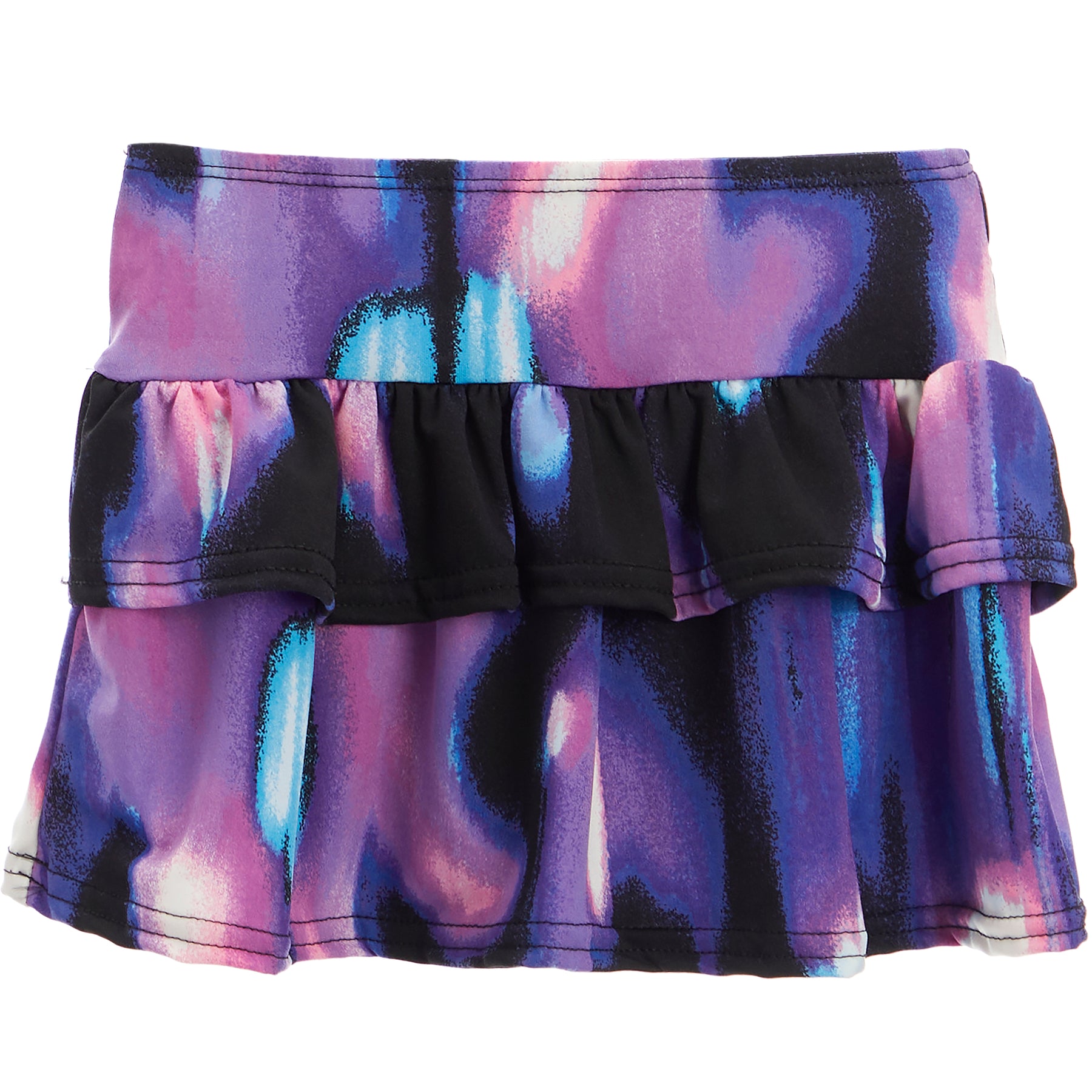 Printed Skirt- Blue Purple