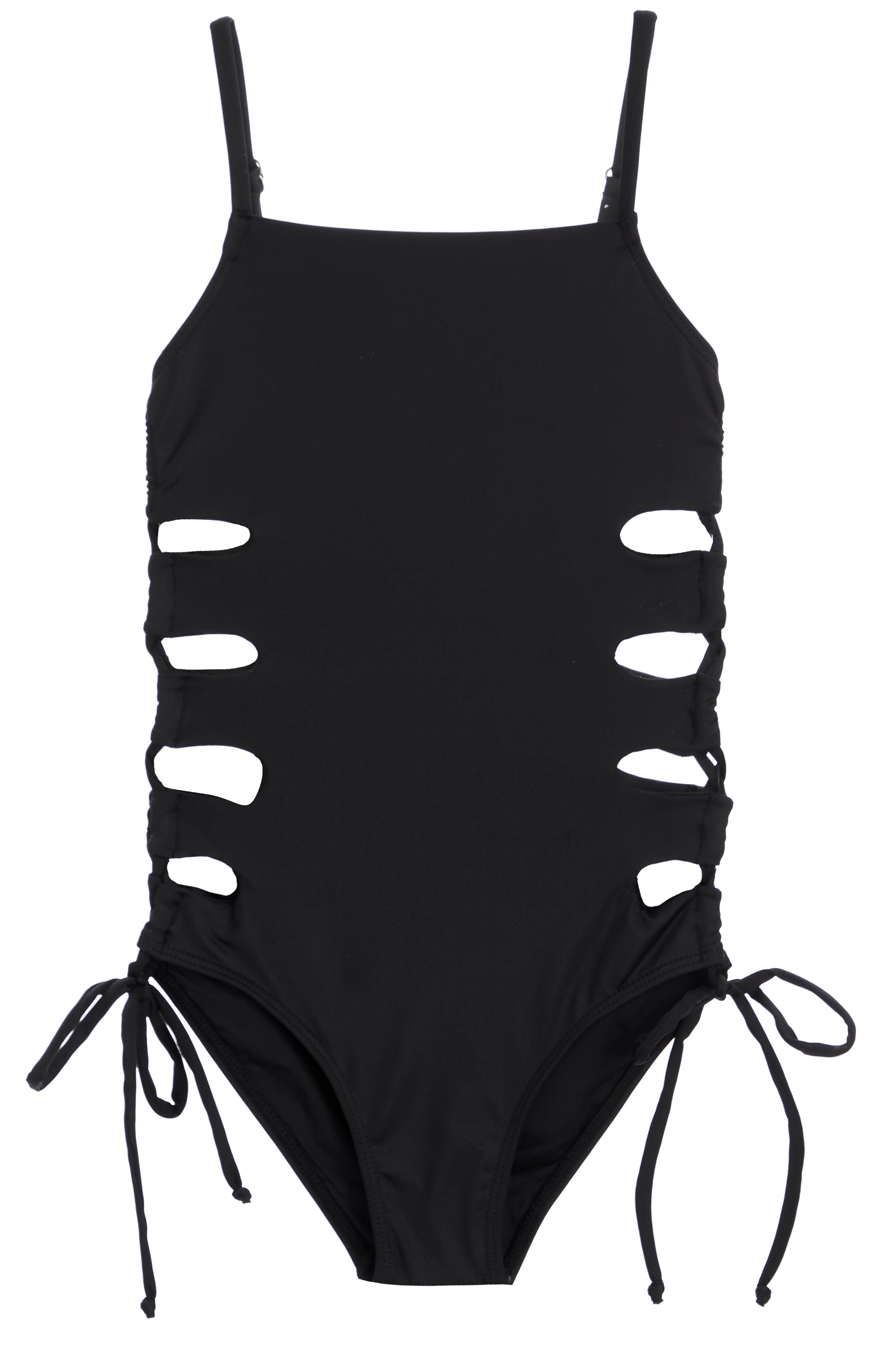 Lace Up Side One Piece
