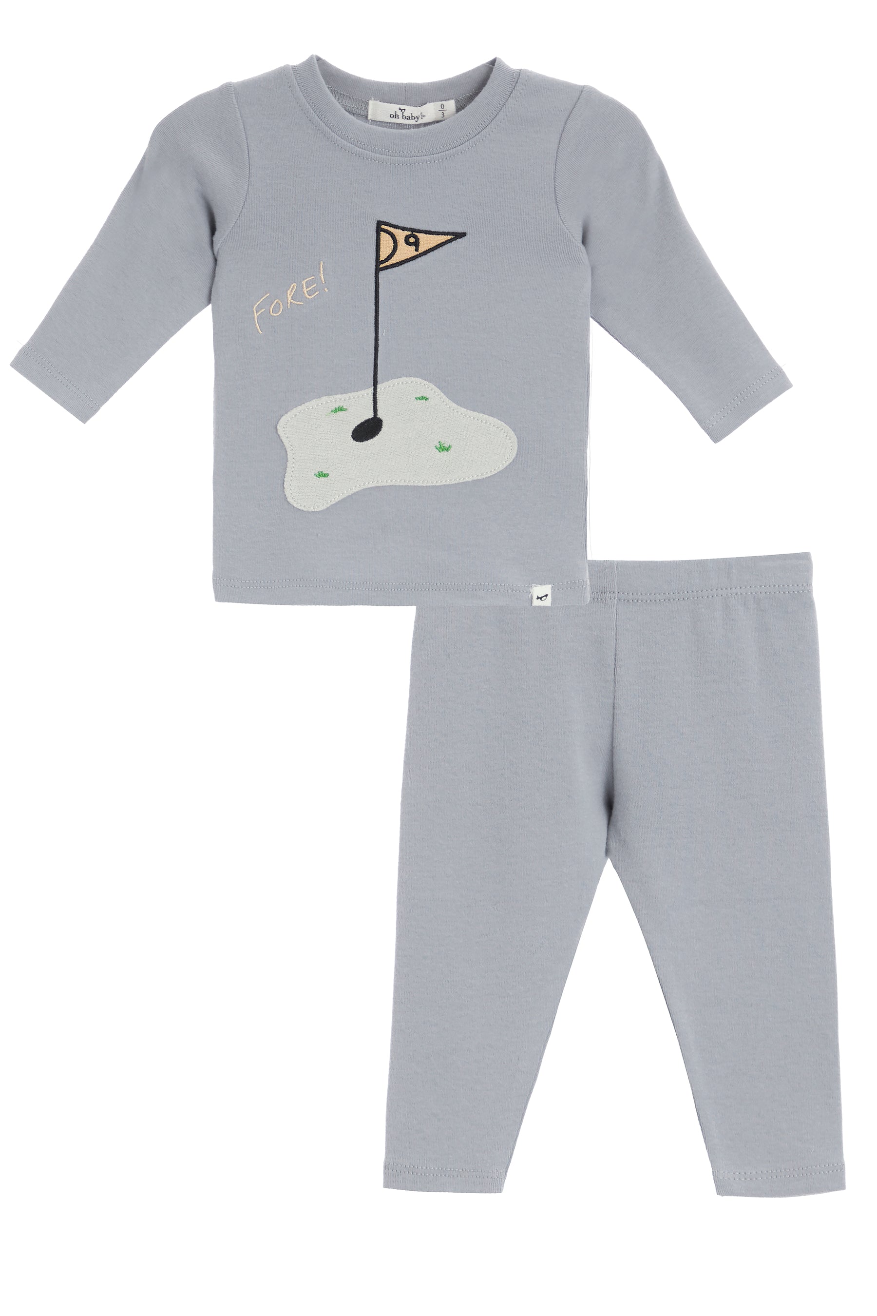 Gold FORE! L/S Set