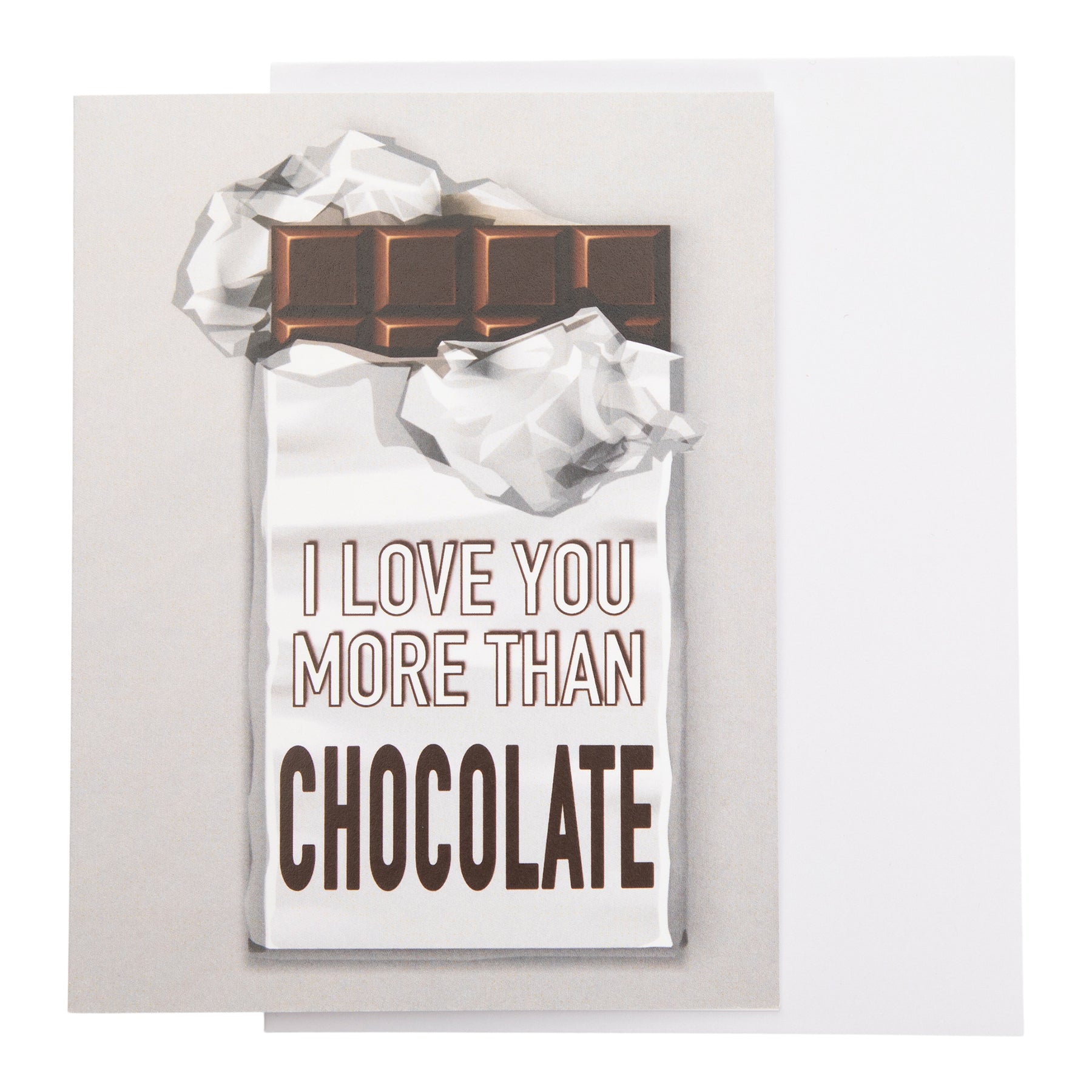 I Love You More Than Chocolate Card