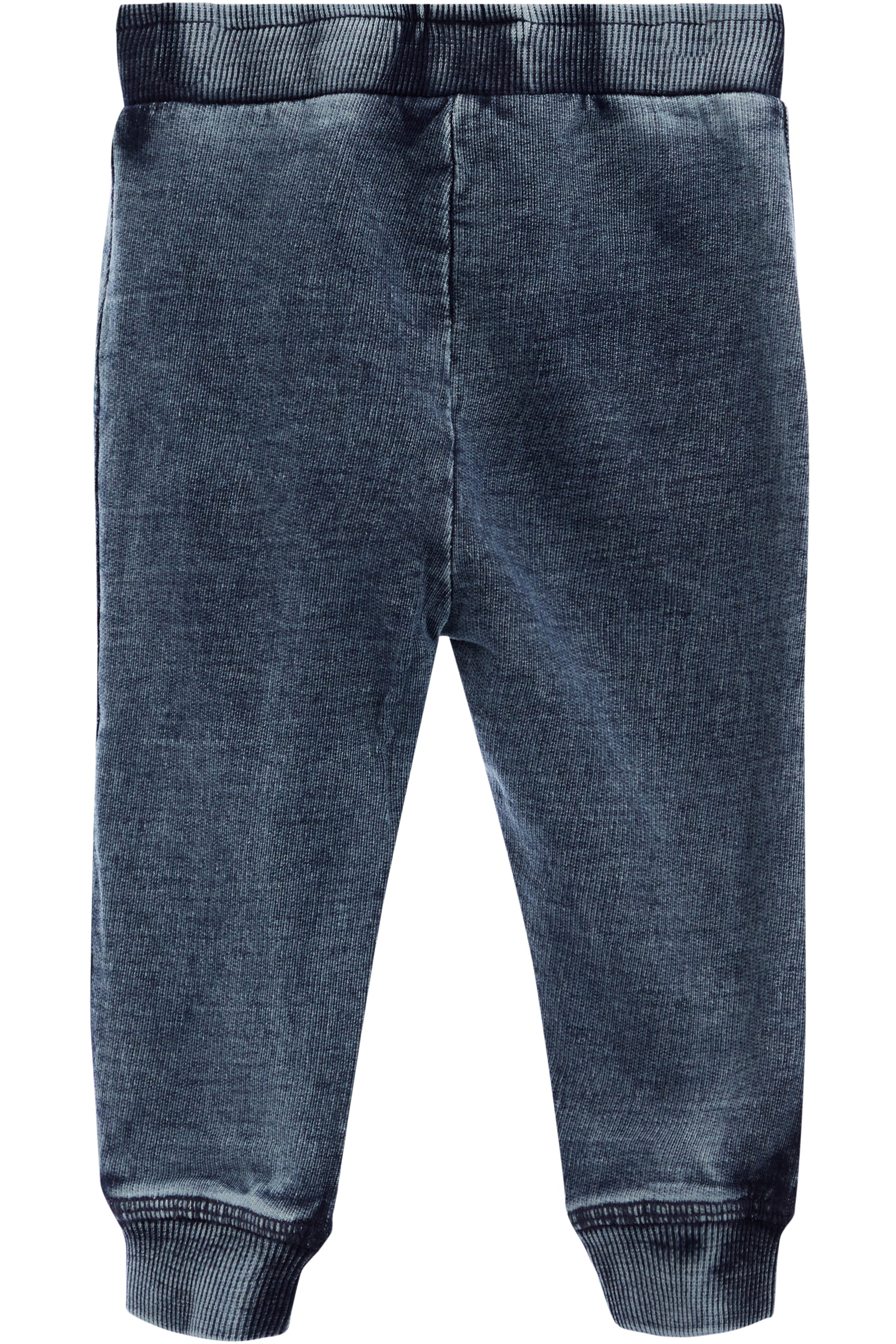 Distressed Denim Knit Pants