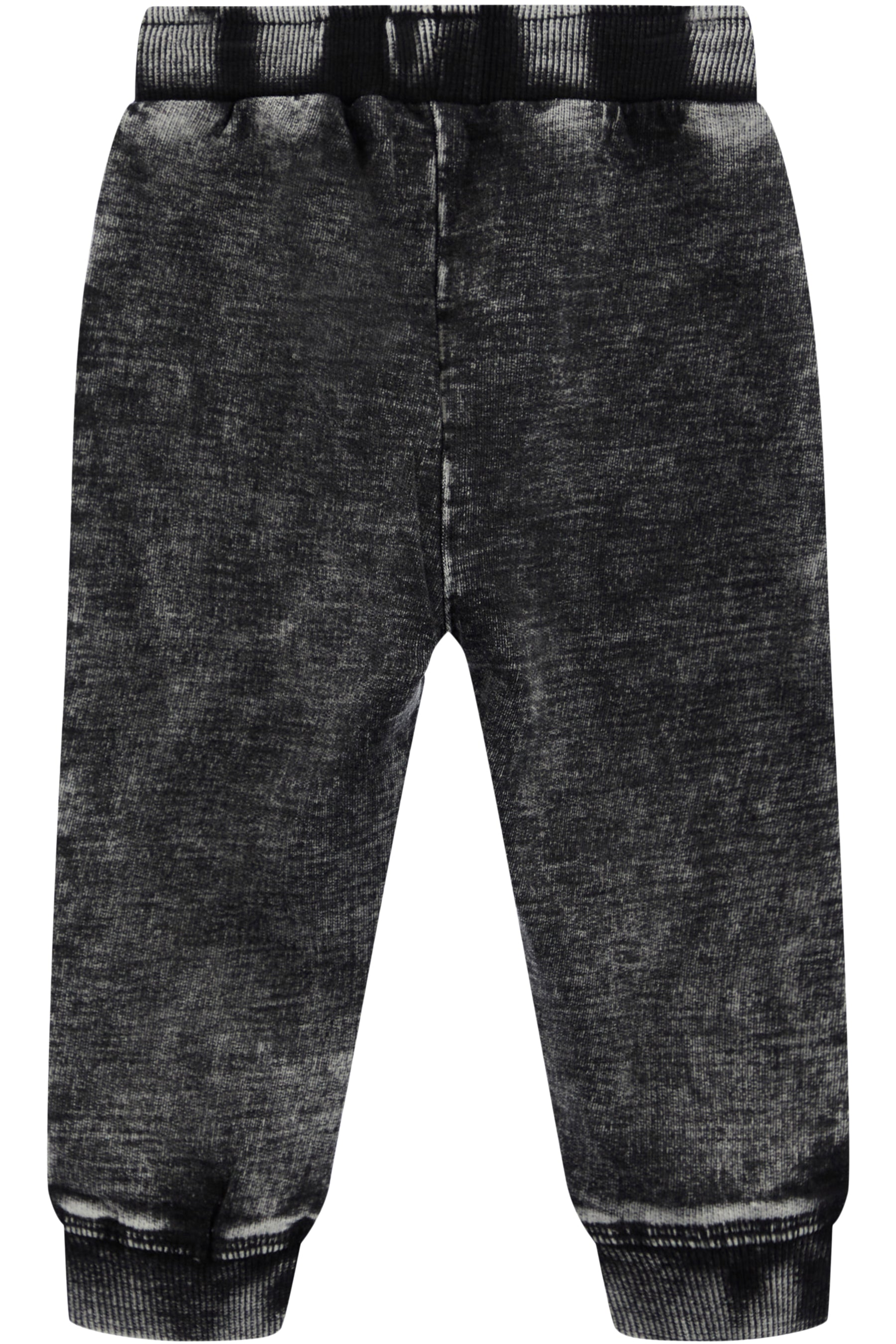 Distressed Denim Knit Pants