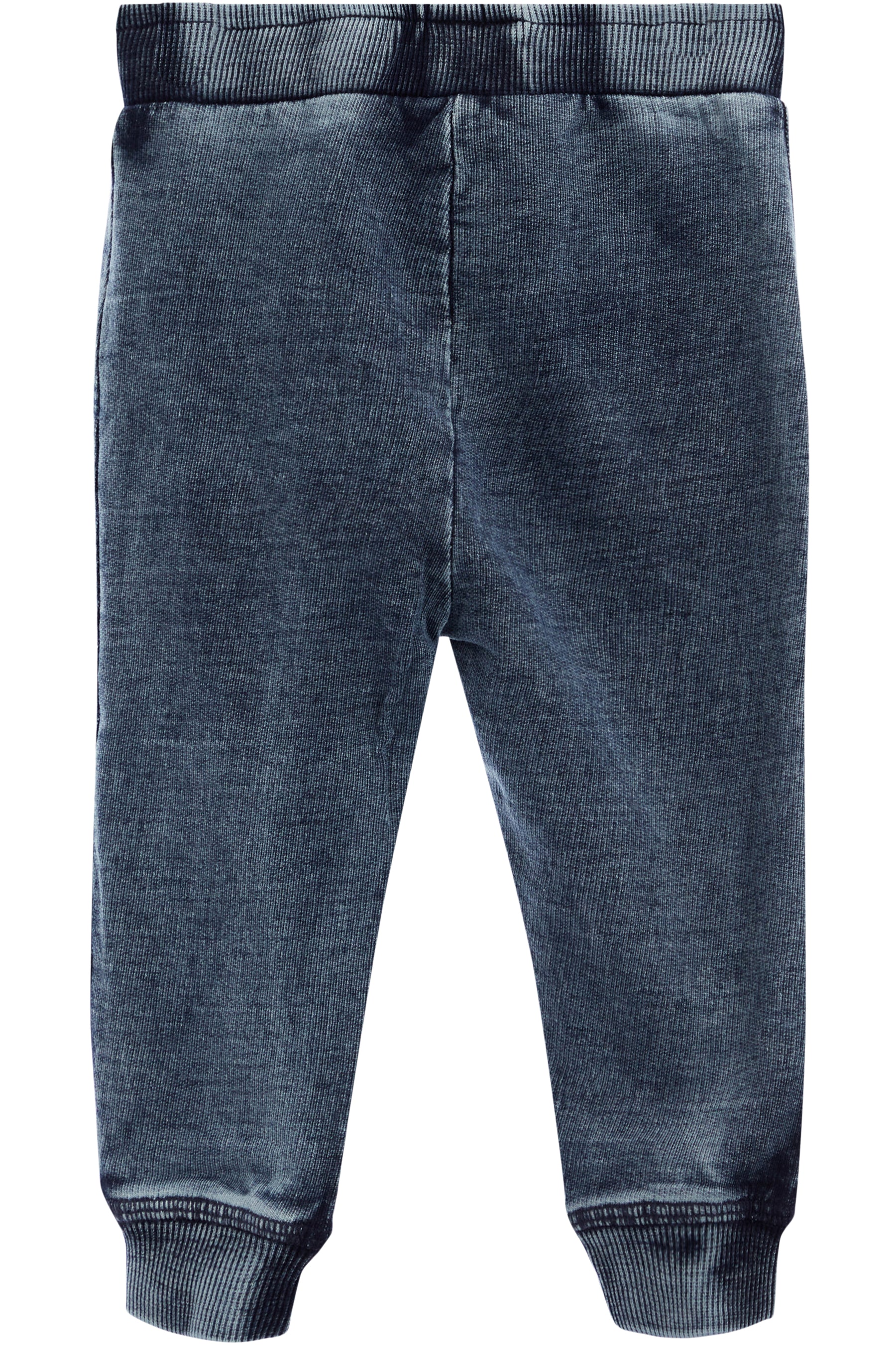 Distressed Denim Knit Pants