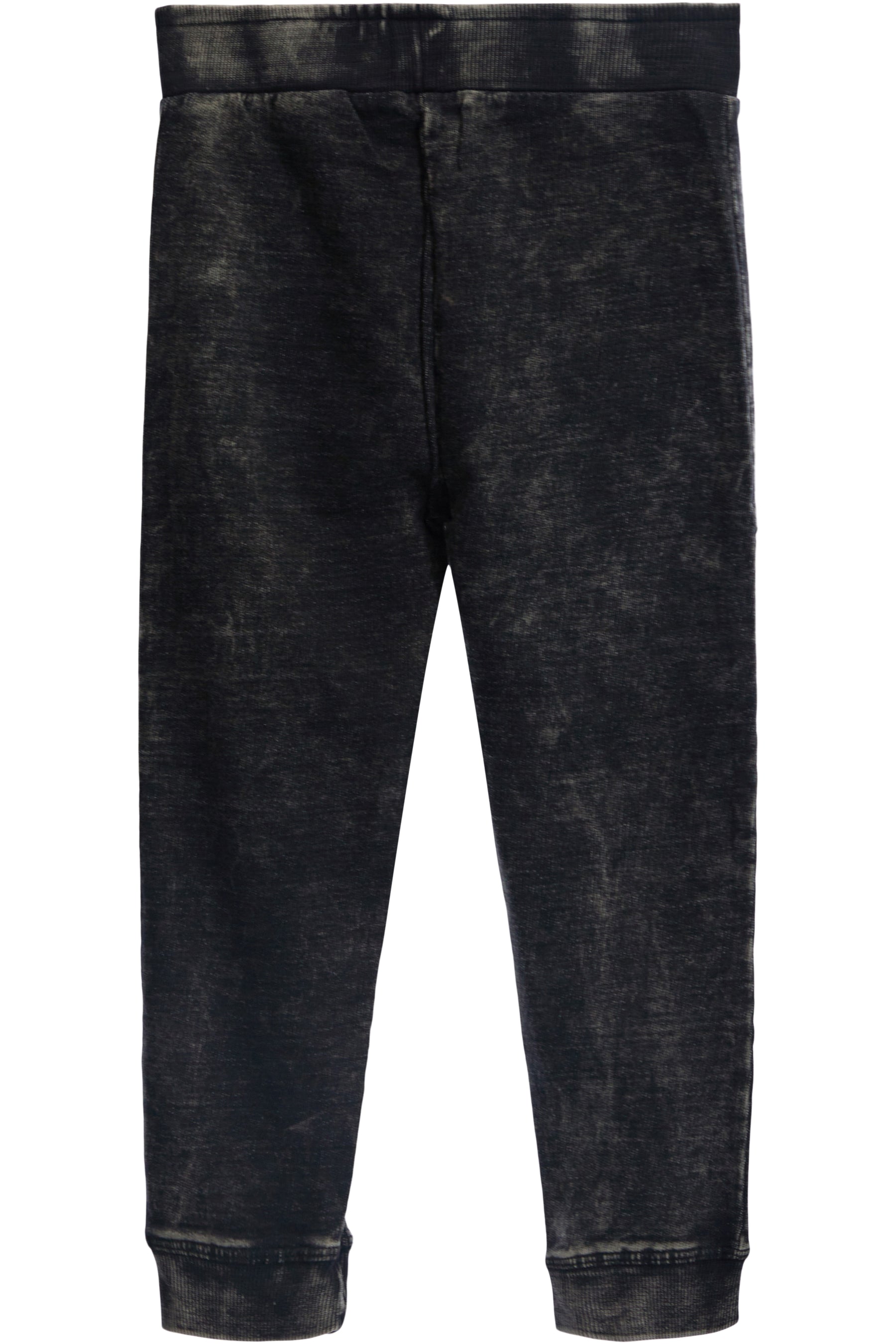 Distressed Denim Knit Pants