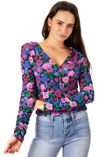 Eye Catcher V-Neck Top