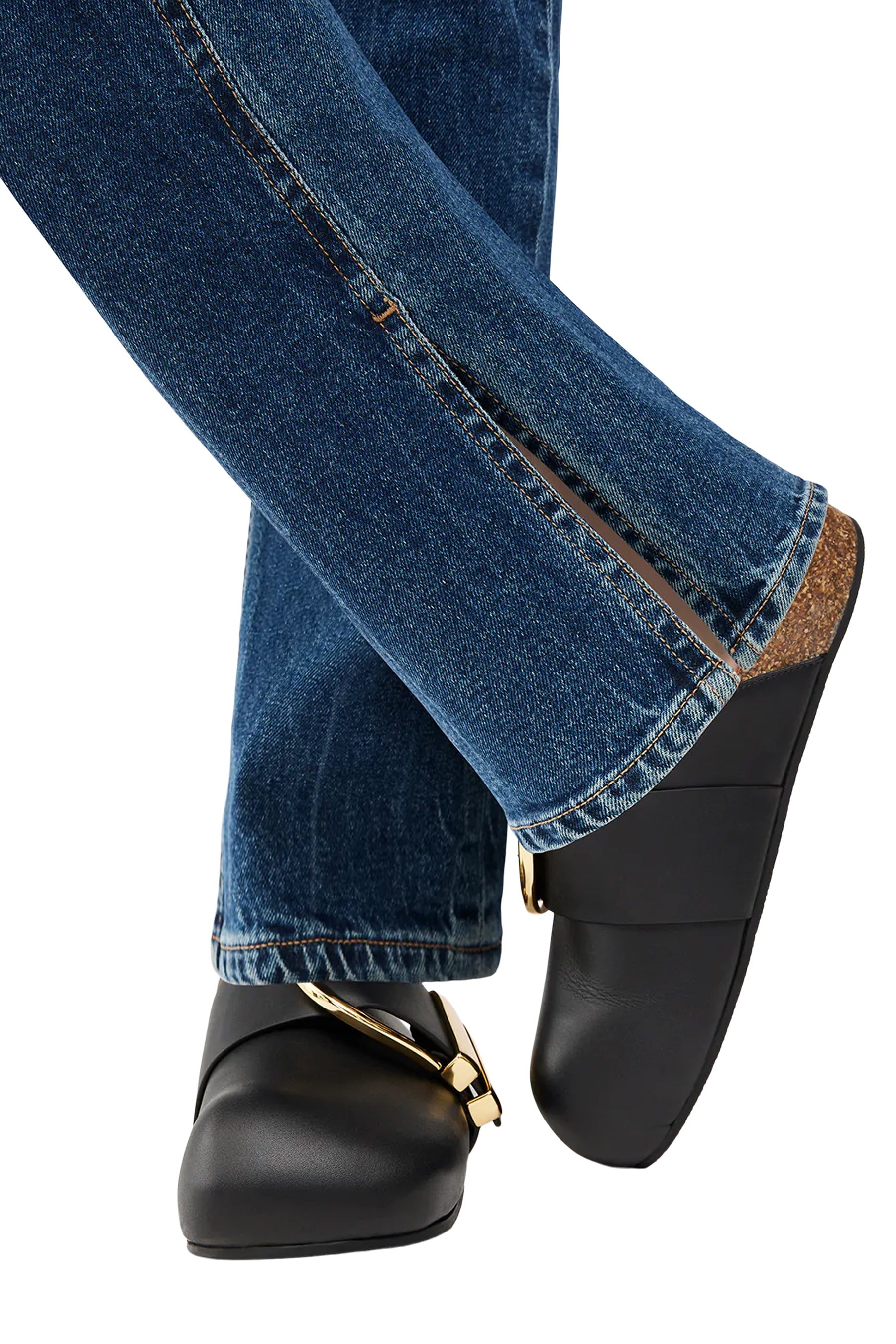 Patti High Rise Straight With Slit