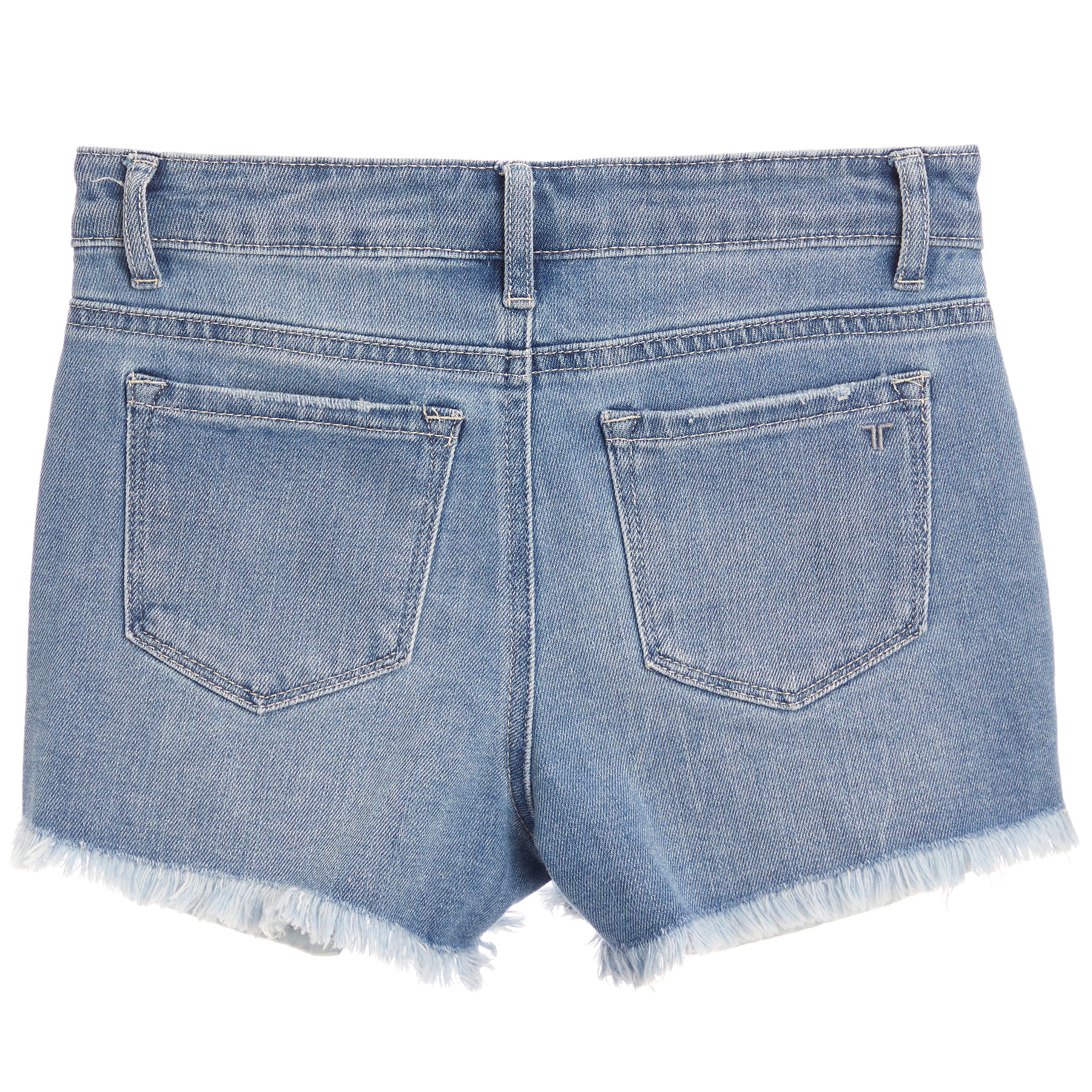 High Waist Distressed Weekender Short