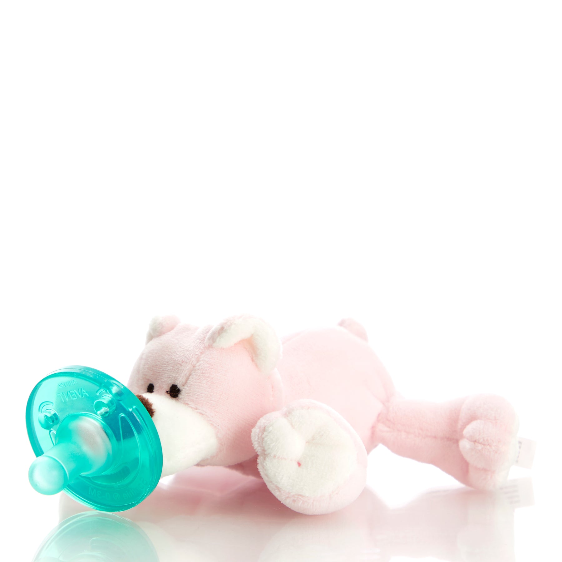 Infant Pacifier- Pink Bear