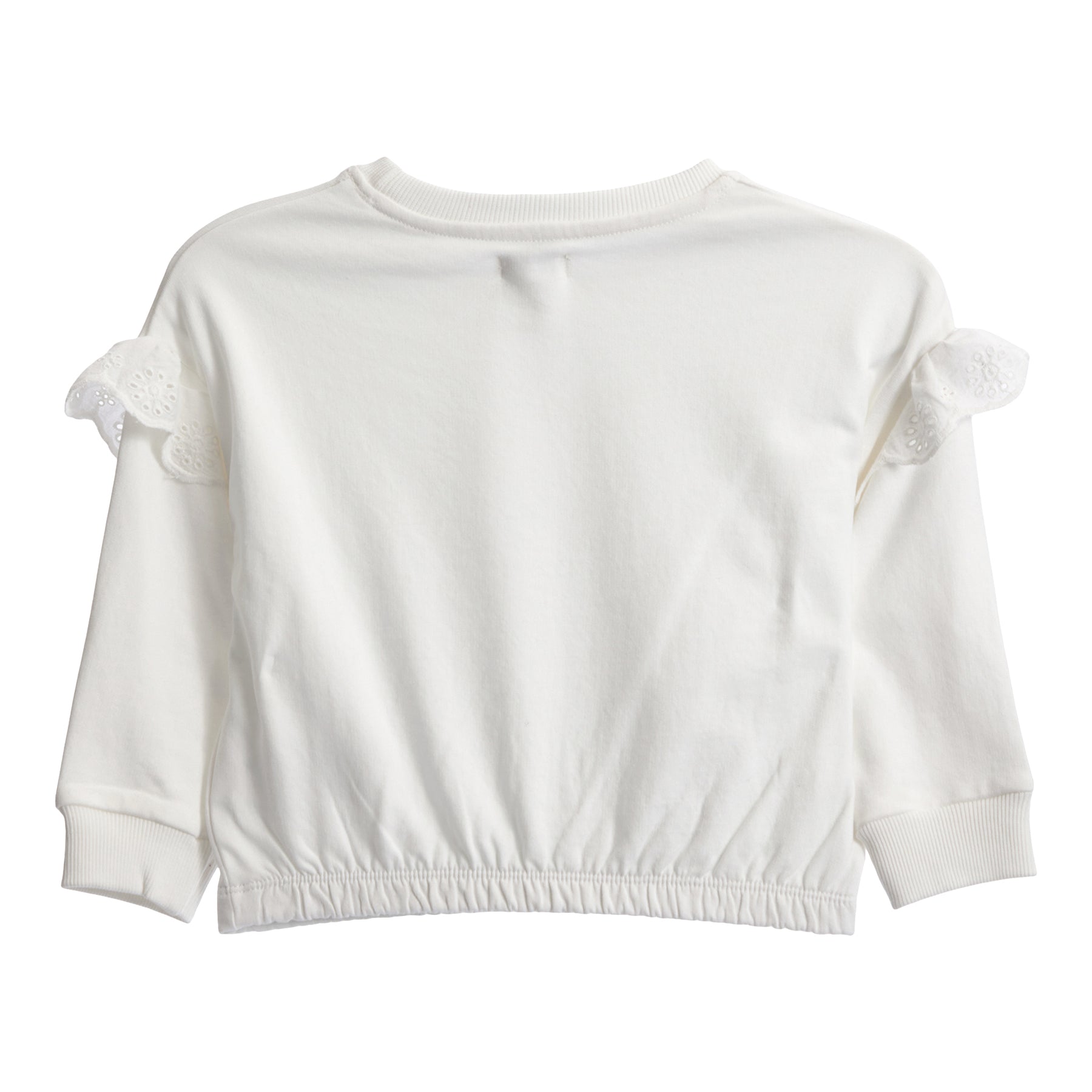 Eyelet Detail Sweatshirt