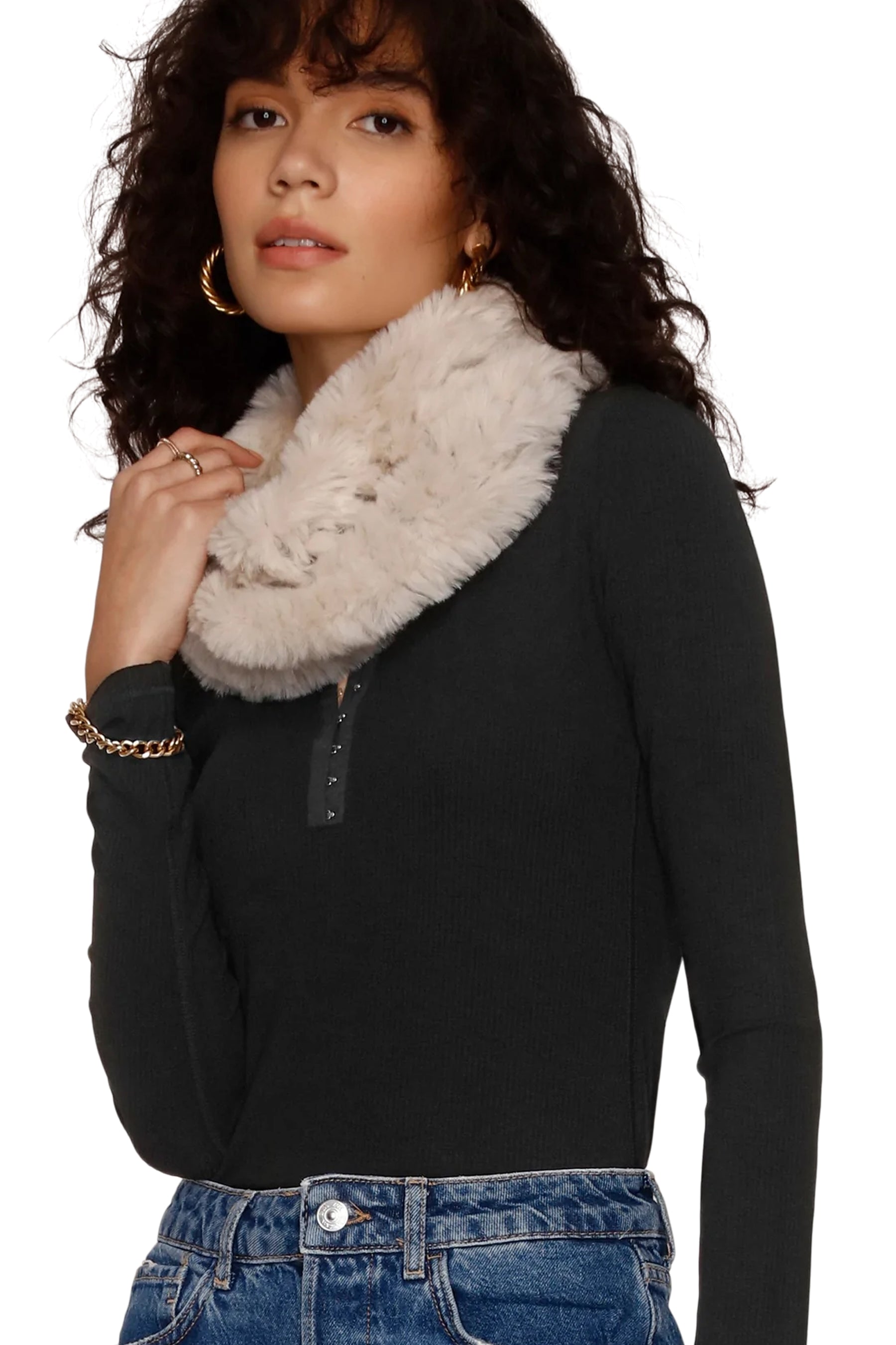 Eva Faux Fur Scarf