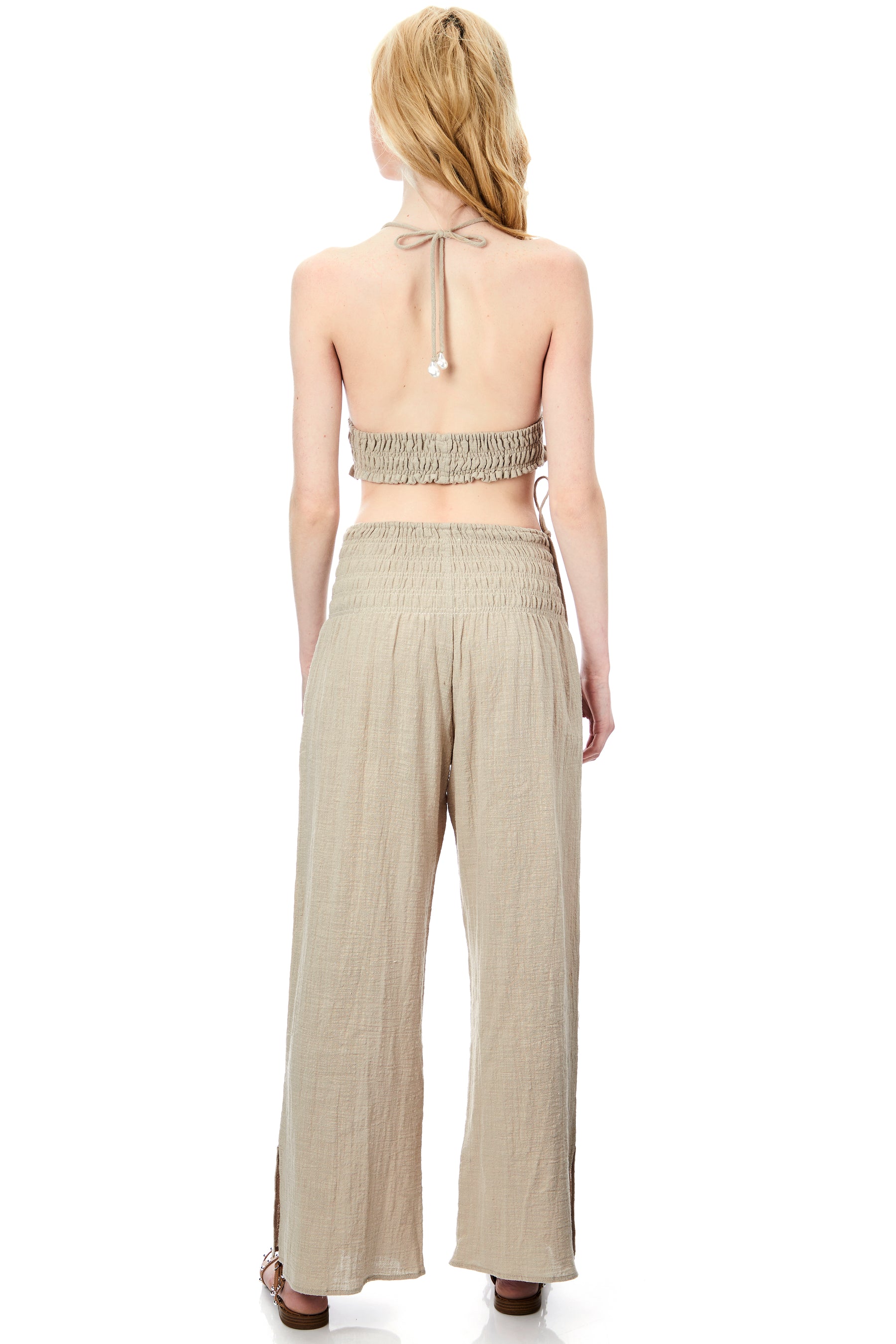 Smocked Halter Top