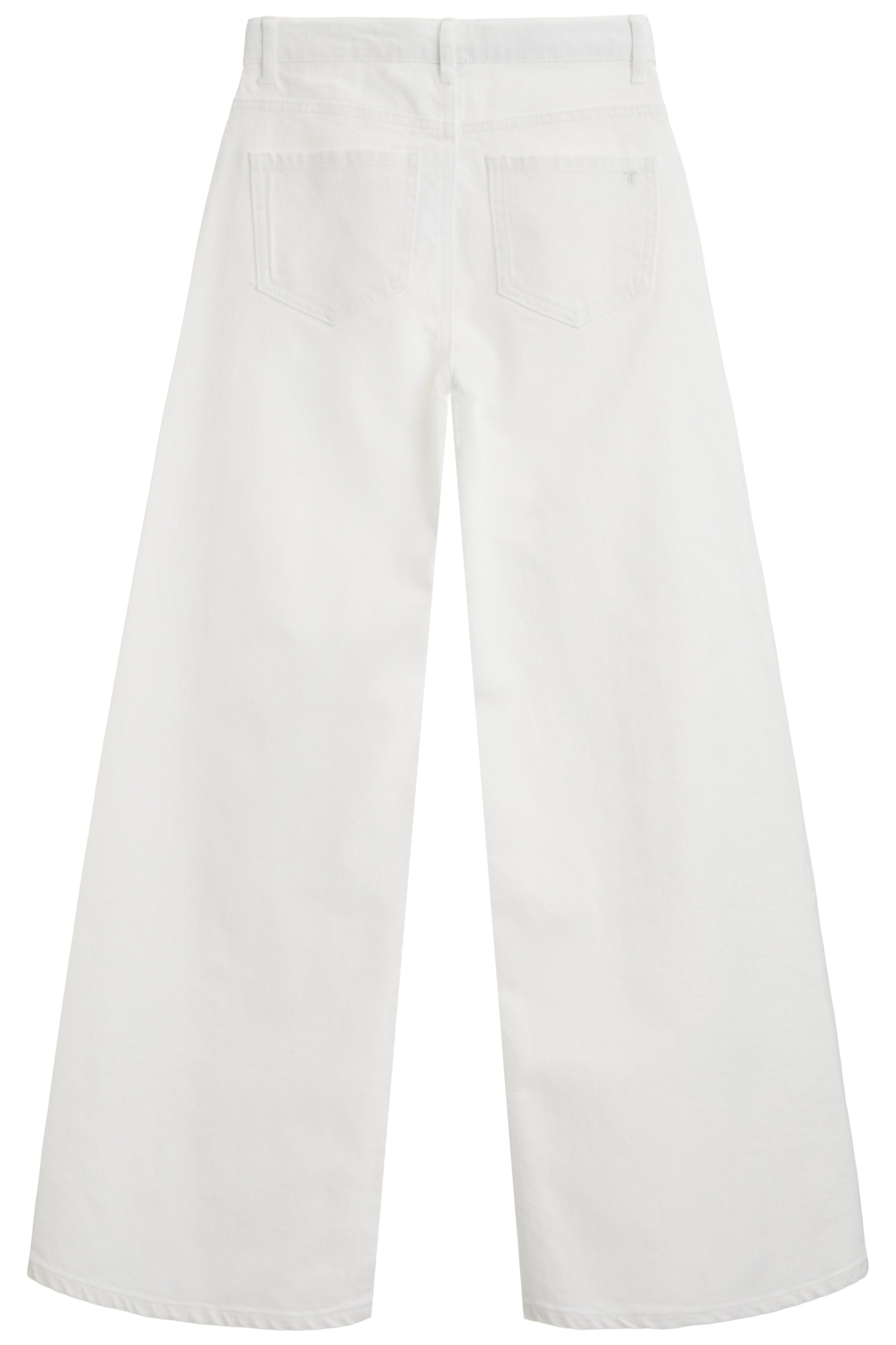 Slant Slit Wide Leg Pant