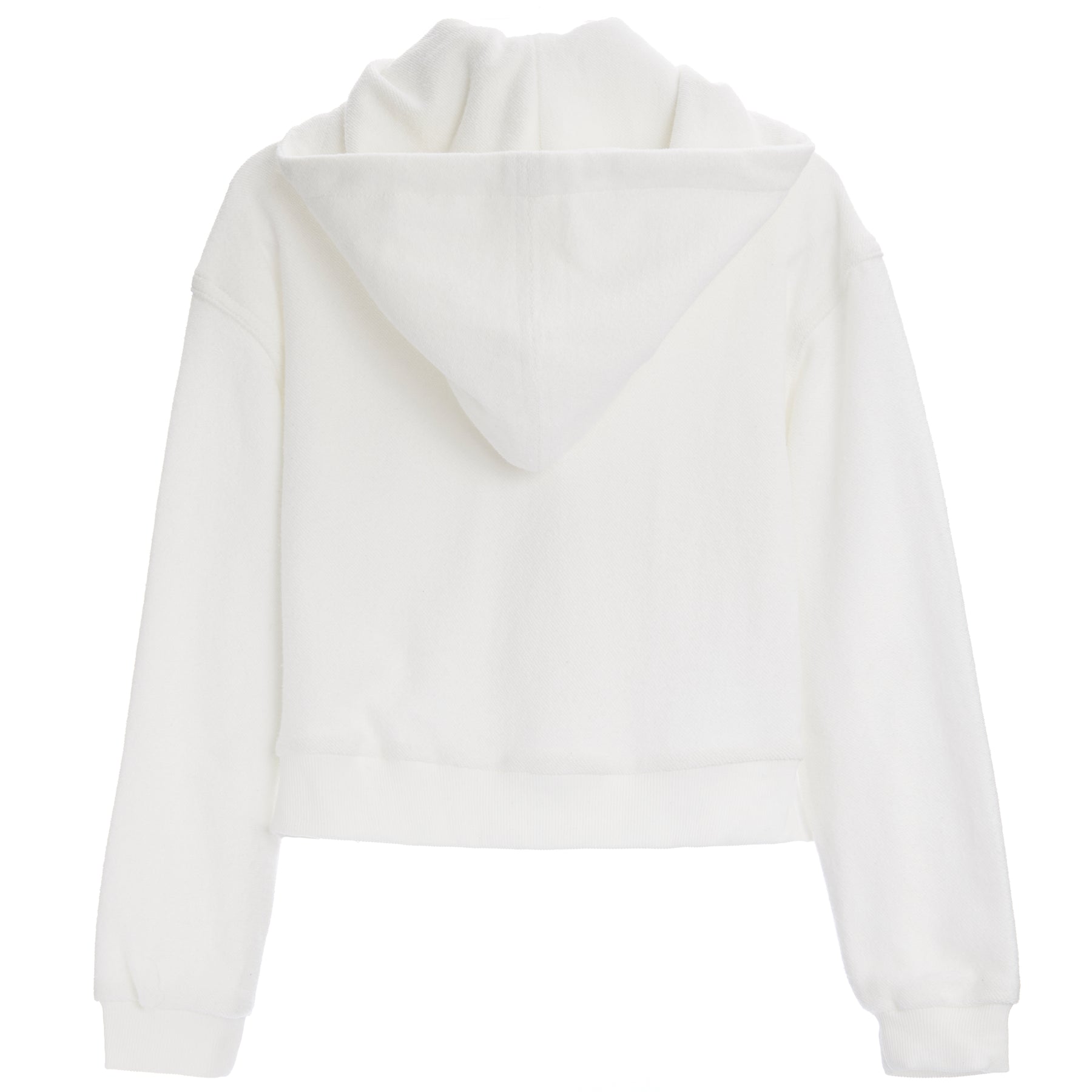 Denim Jacket With French Terry Sleeves