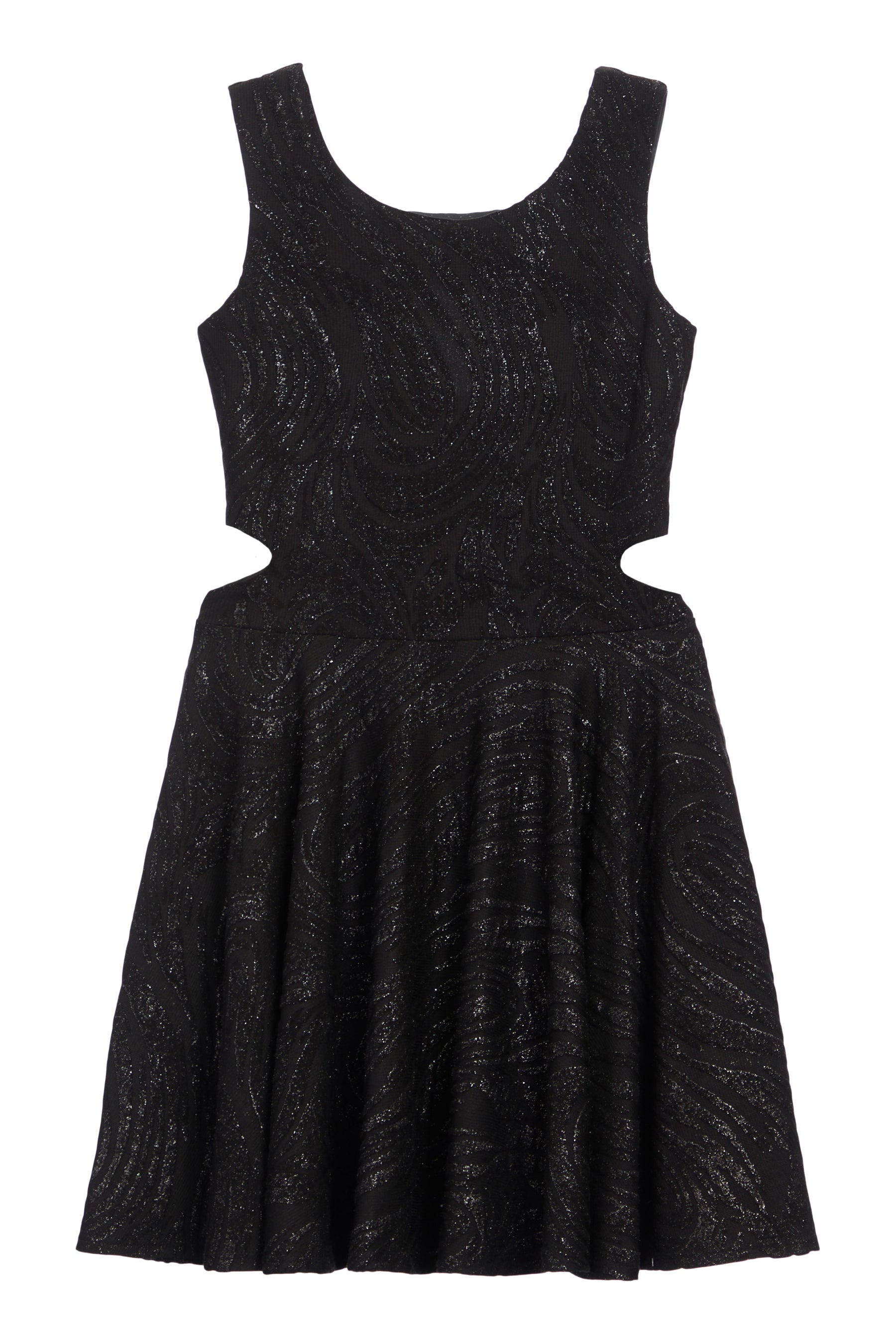 Cut Out Fit & Flare Dress