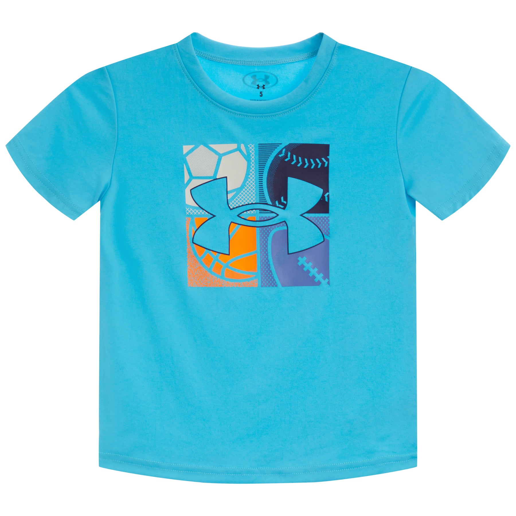 UA All Over Sport Big Logo Tee