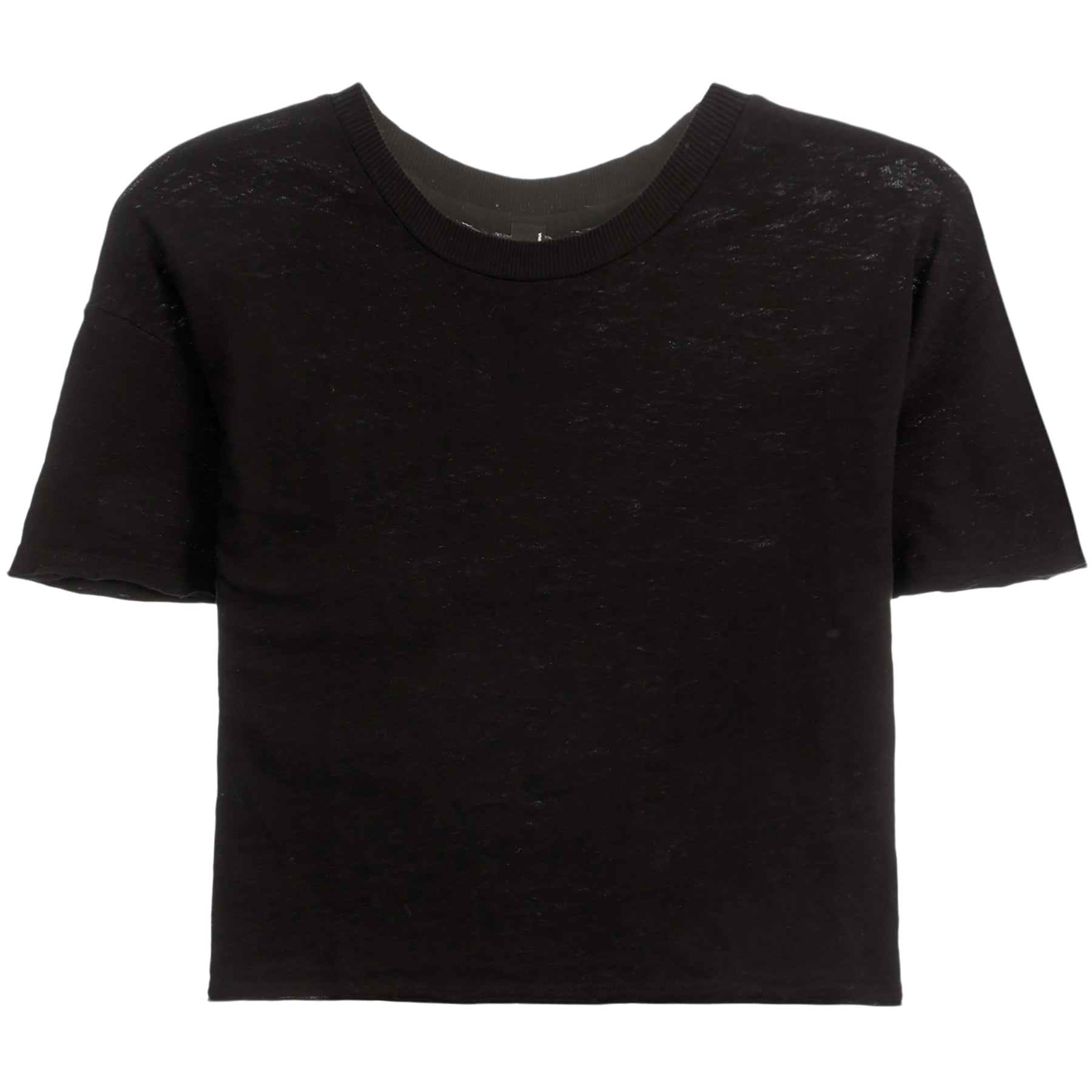 Raw Edge Crop Tee
