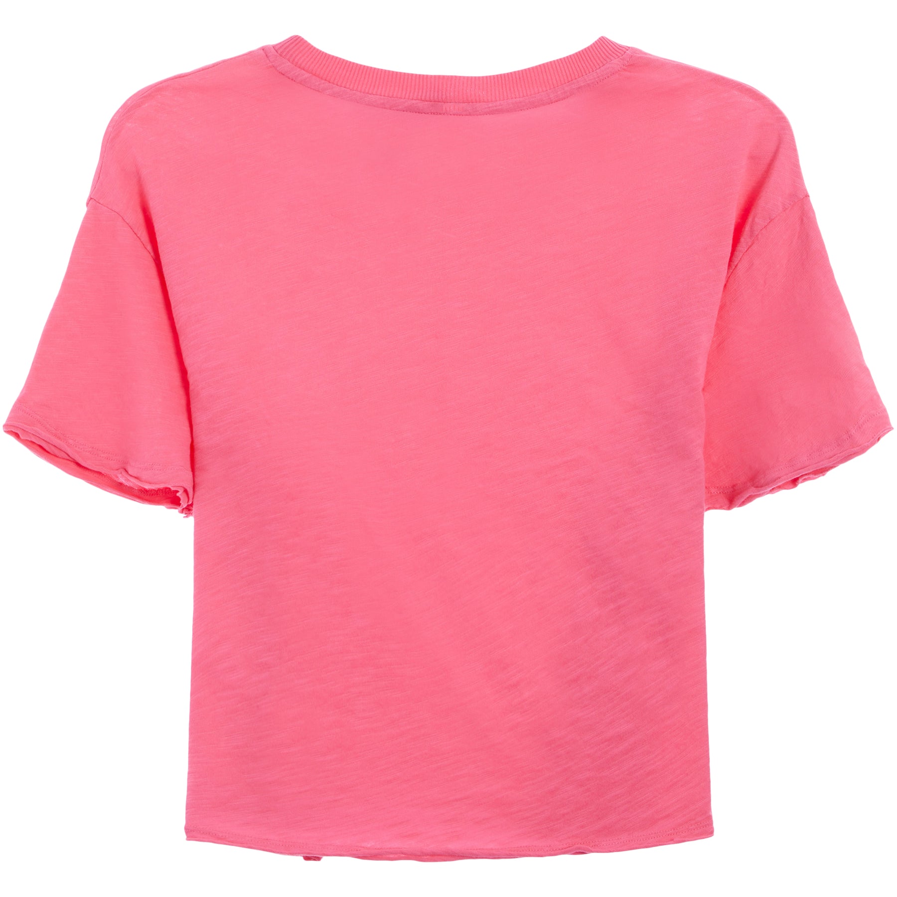 Raw Edge Crop Tee