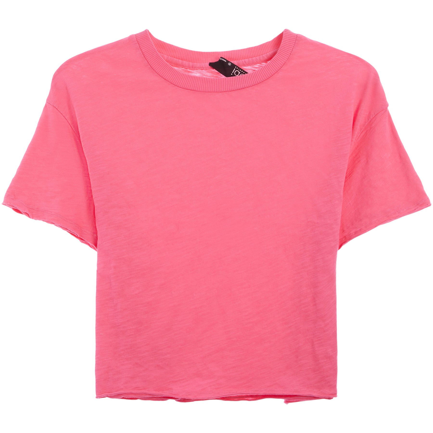 Raw Edge Crop Tee