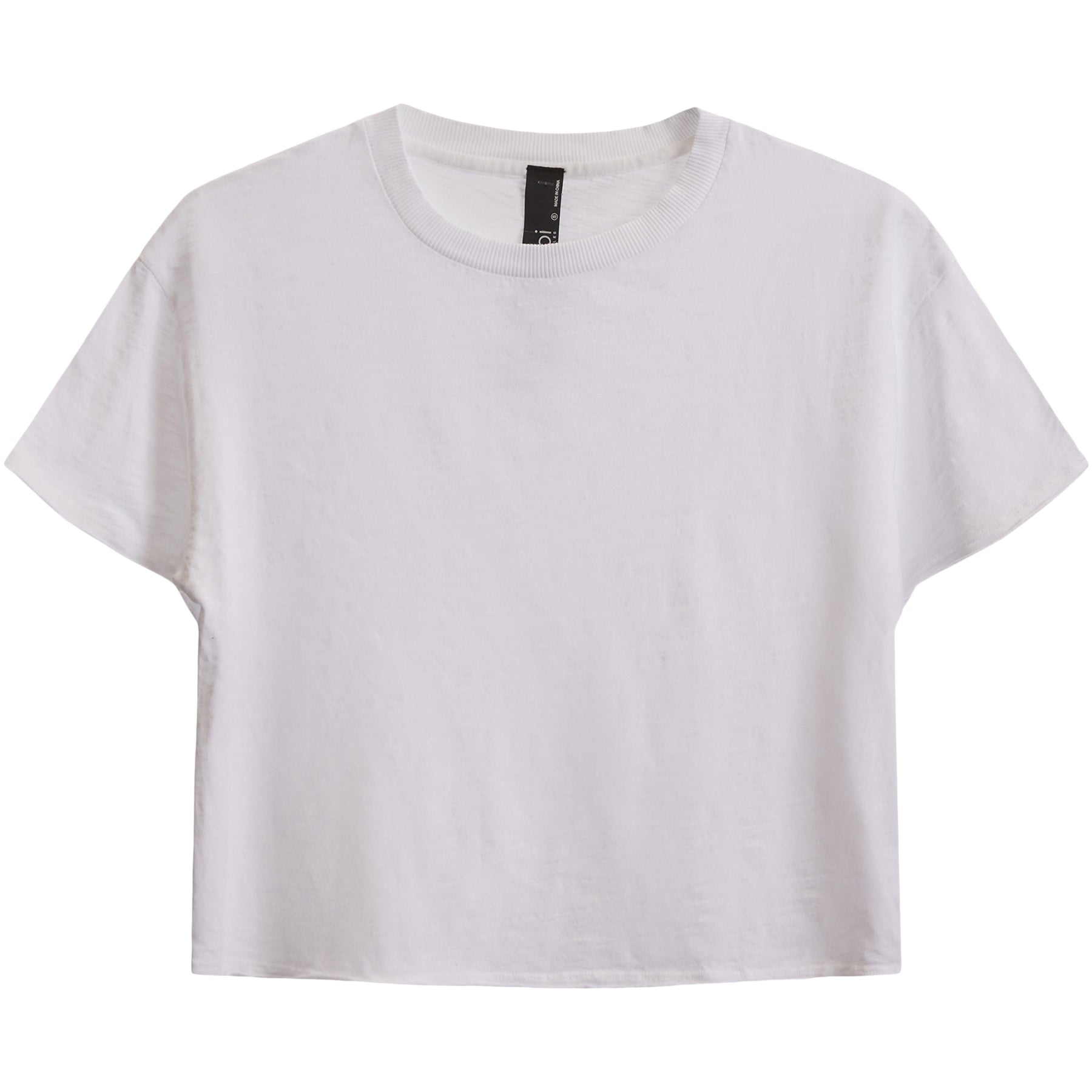 Raw Edge Crop Tee