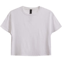 Raw Edge Crop Tee