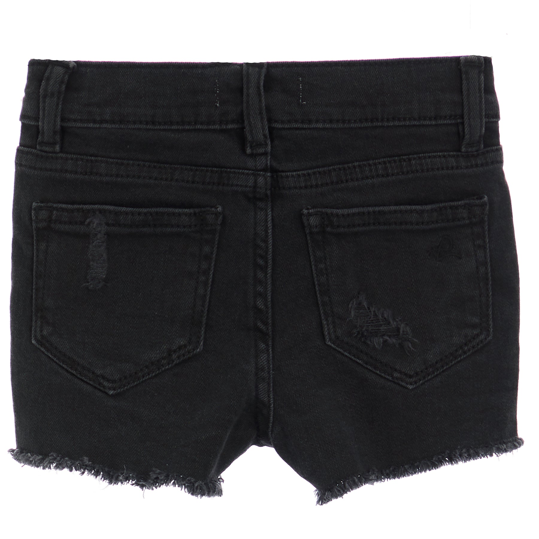 Lucy Distressed Shorts in Nightshade