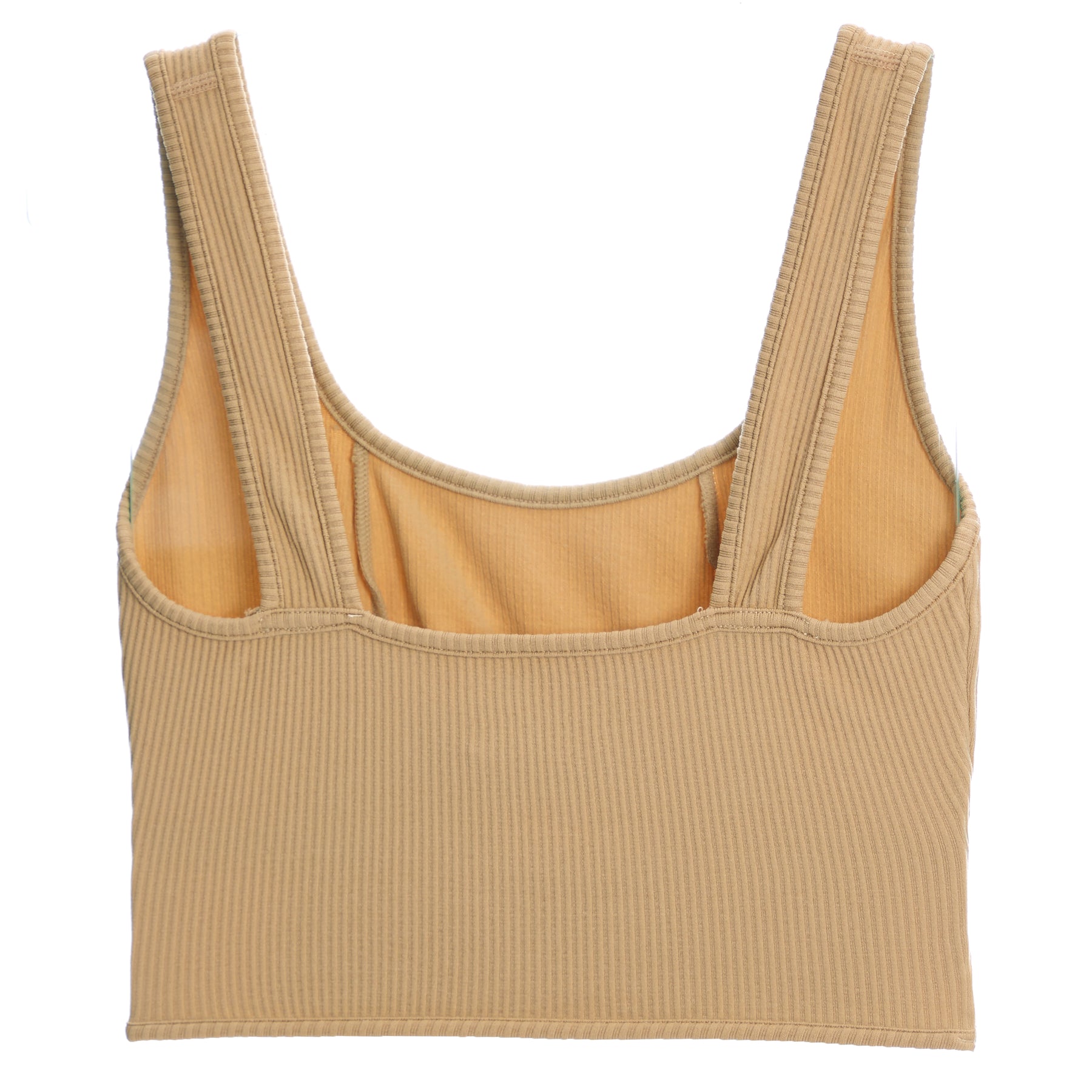Ribbed Crop Cutout Tank