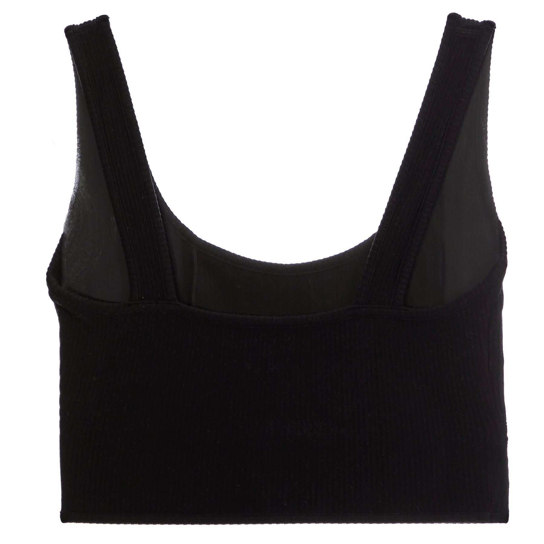 Ribbed Crop Cutout Tank