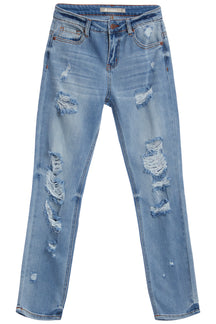 Destructed Weekender Jean