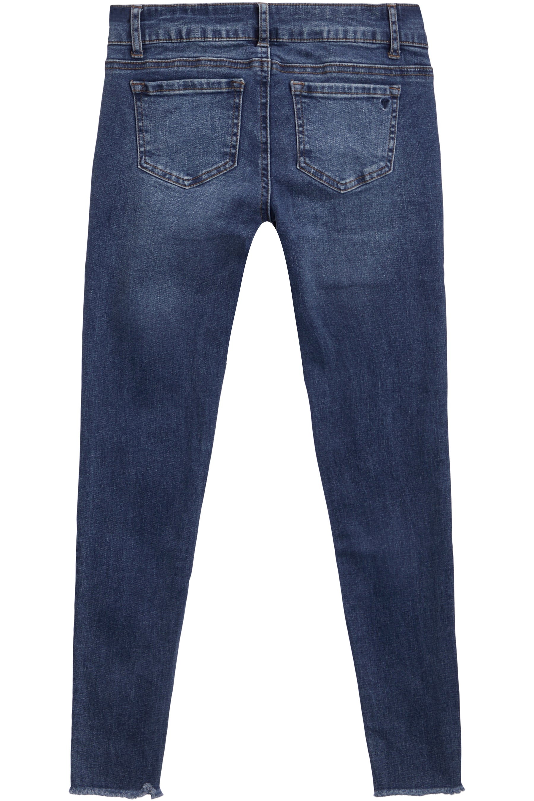 Low Rise Fray Hem Crop Skinny
