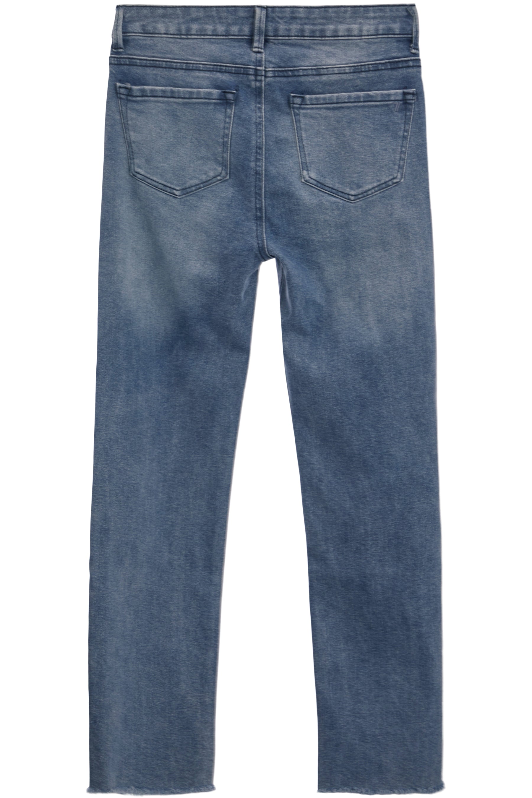 Straight Fray Hem Crop