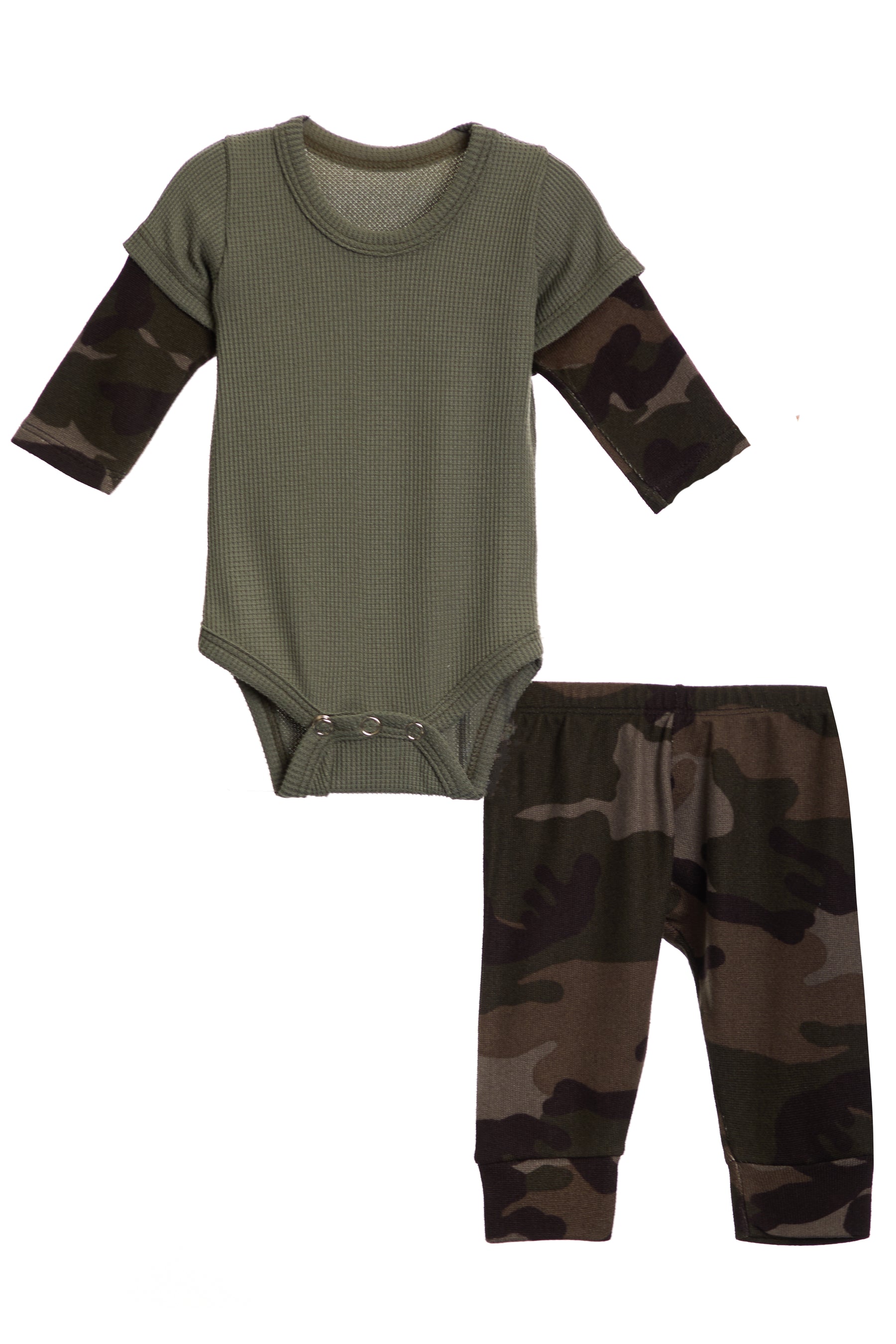 2fer Onesie Set- Camo