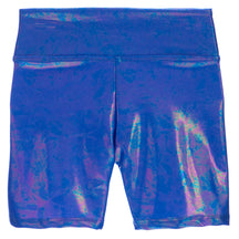 High Waist Lame Bike Short
