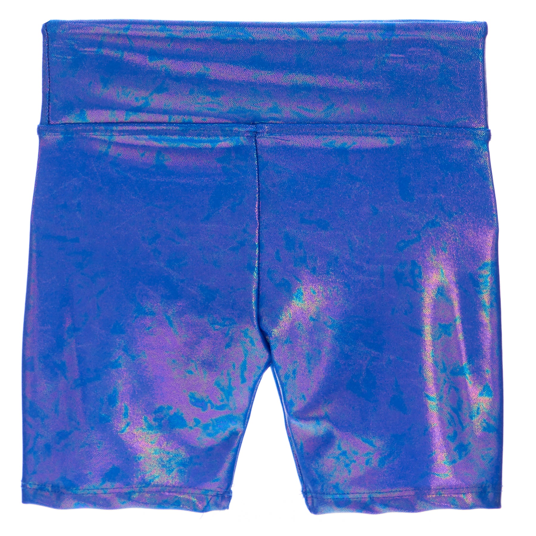High Waist Lame Bike Short