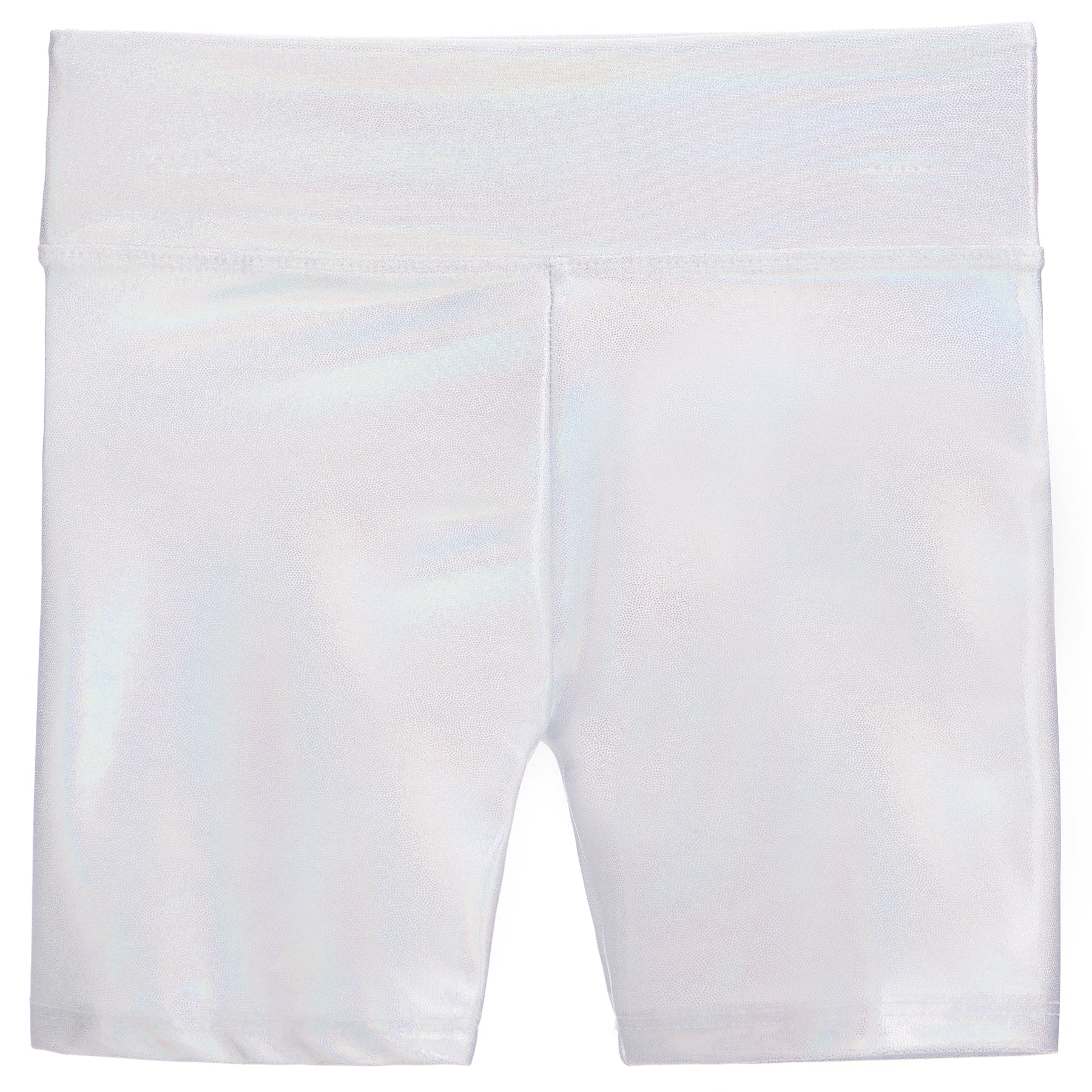 High Waist Lame Bike Short