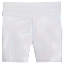 High Waist Lame Bike Short