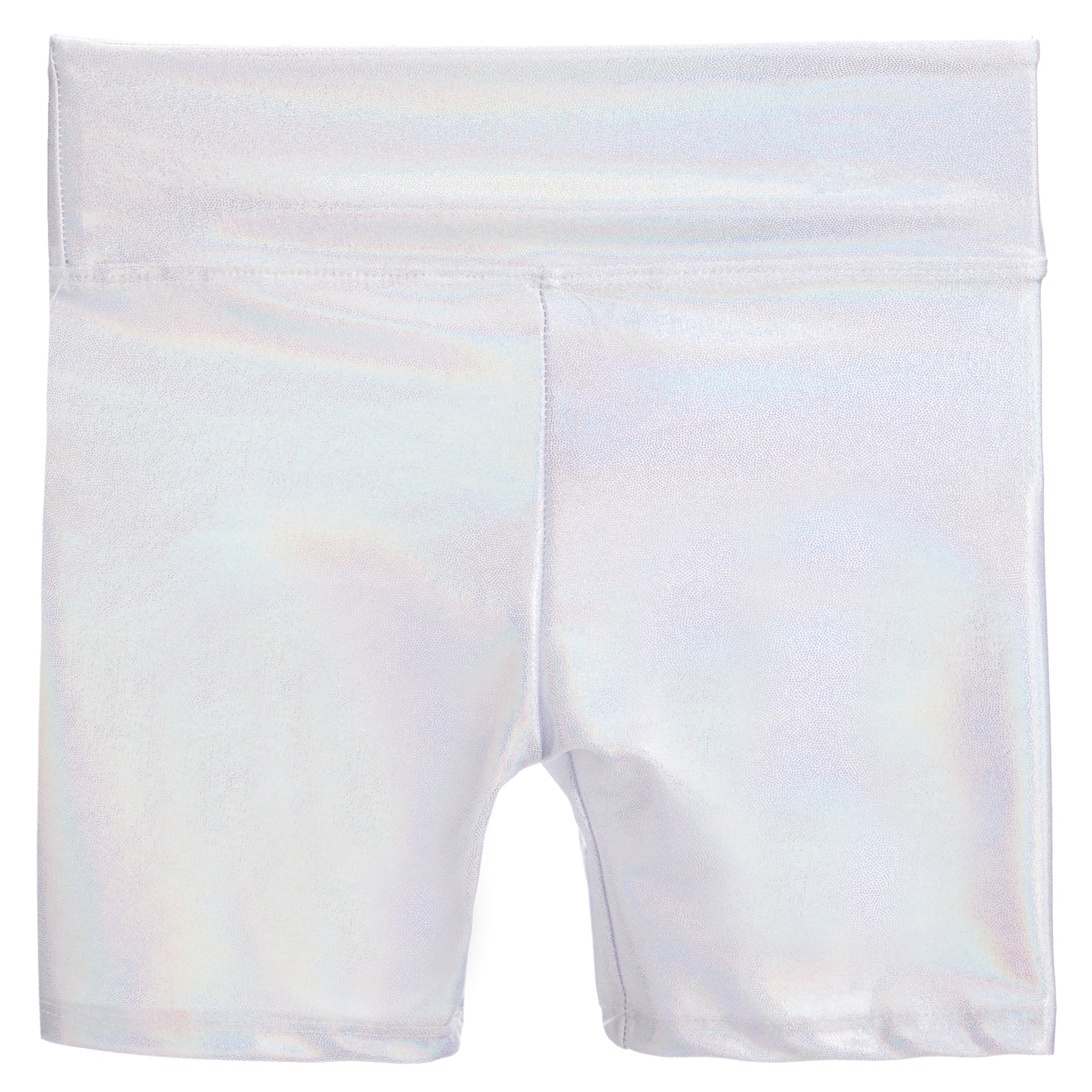 High Waist Lame Bike Short