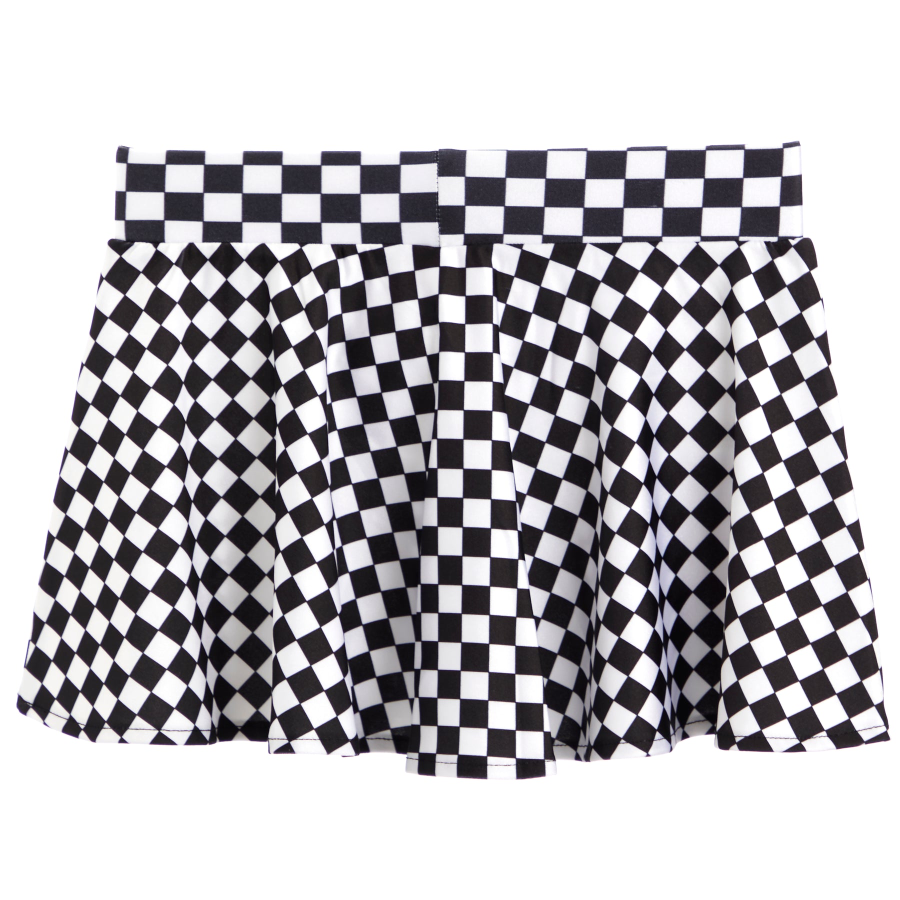 Racing Check Skater Skirt